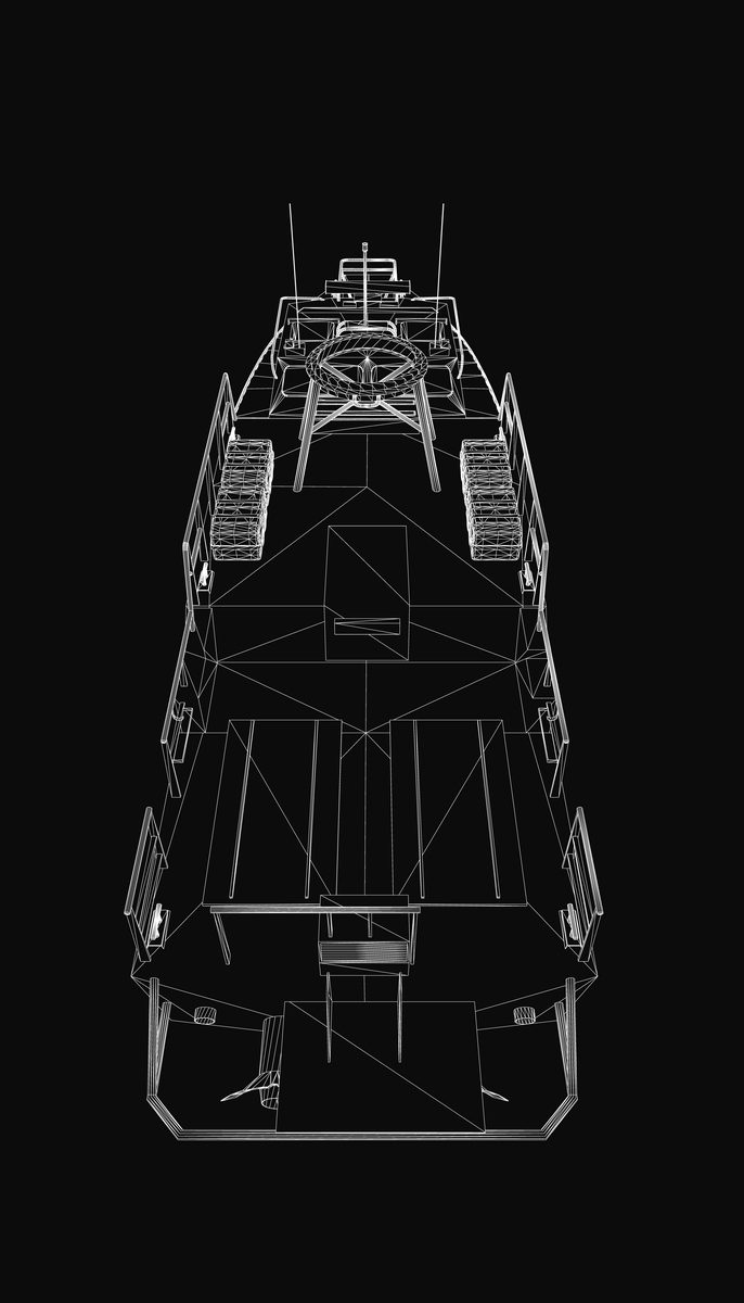 给我一份宇宙飞船的图纸