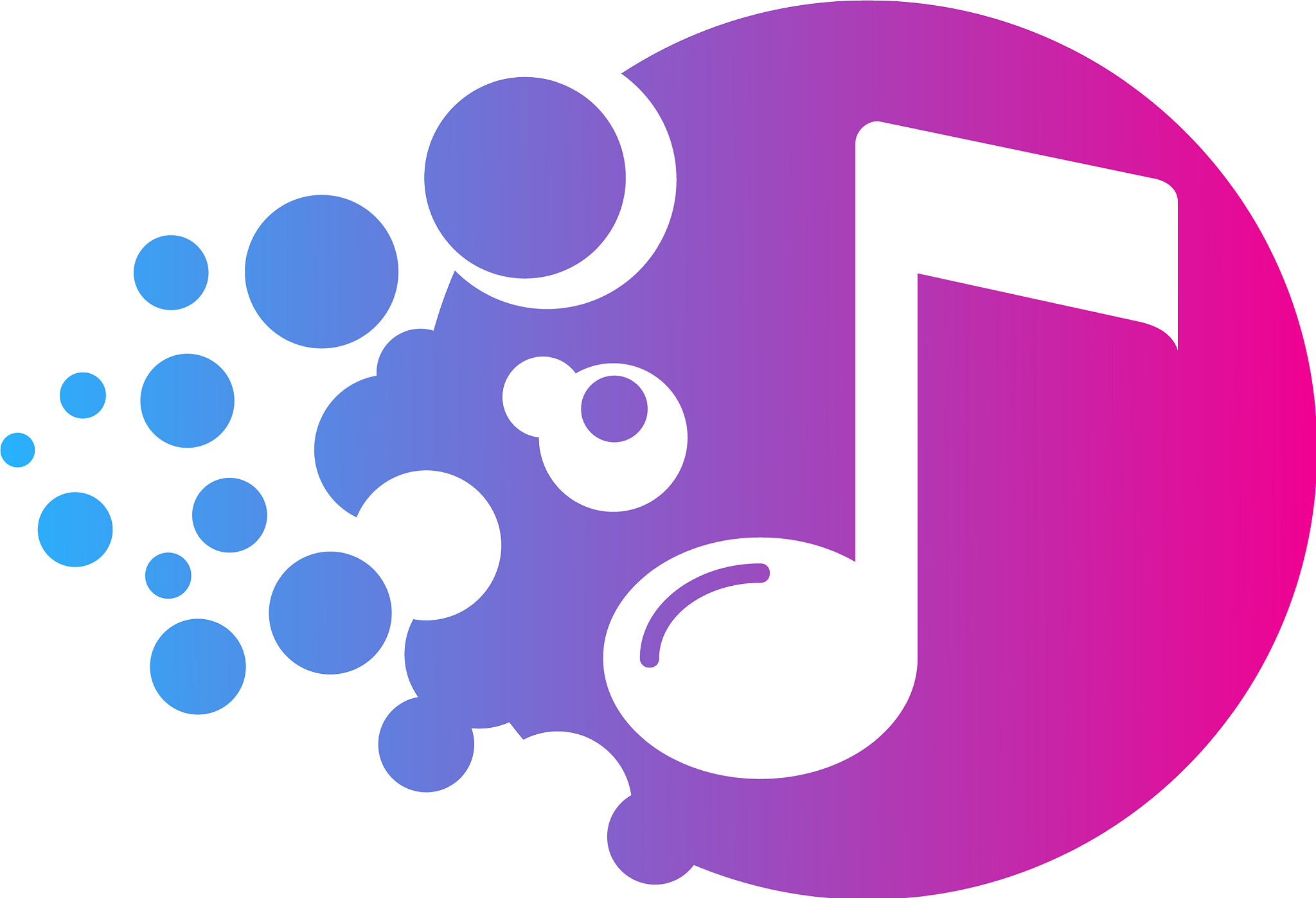 pixel music logo icon design