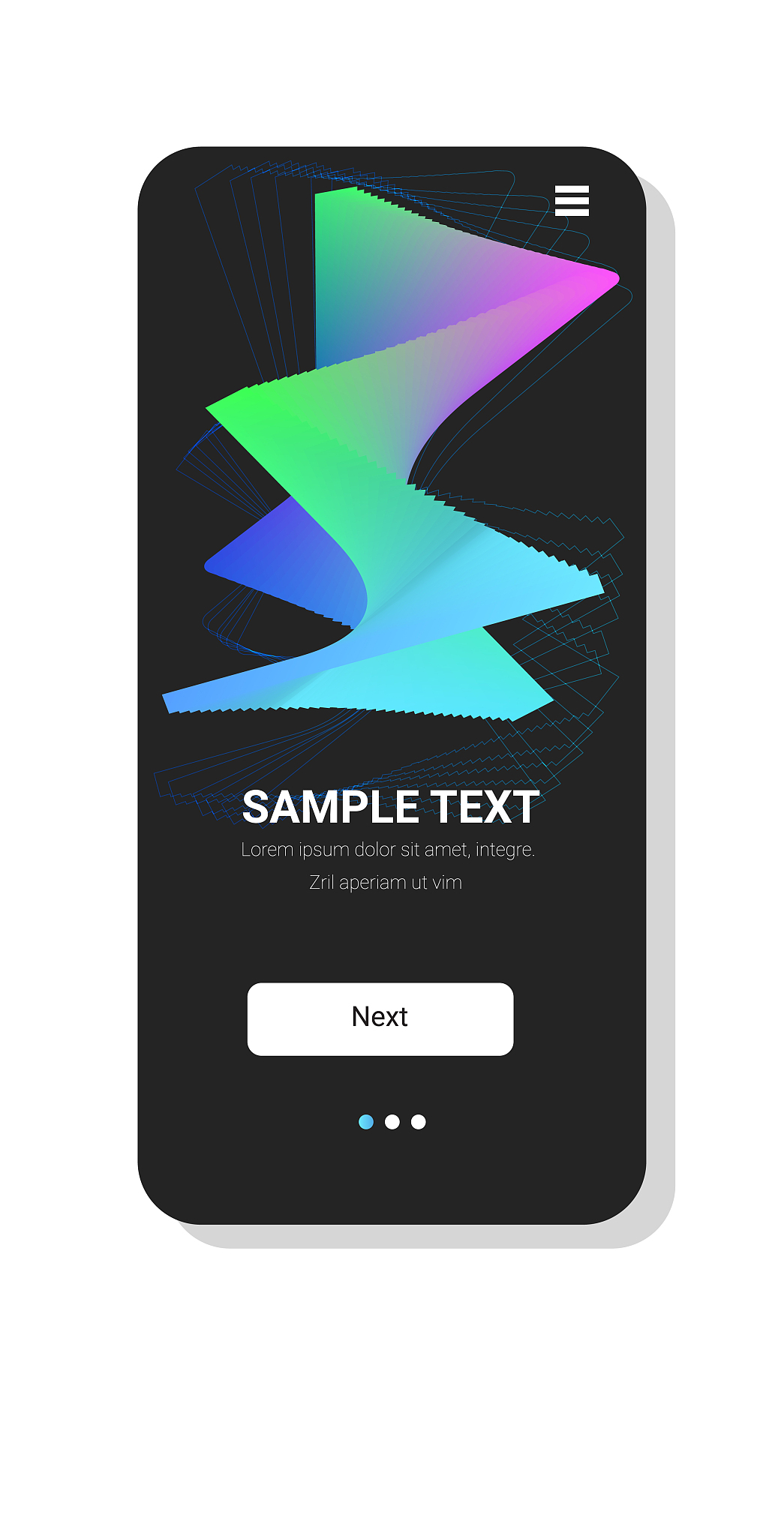 dynamical colored forms abstract background gradient banner flui