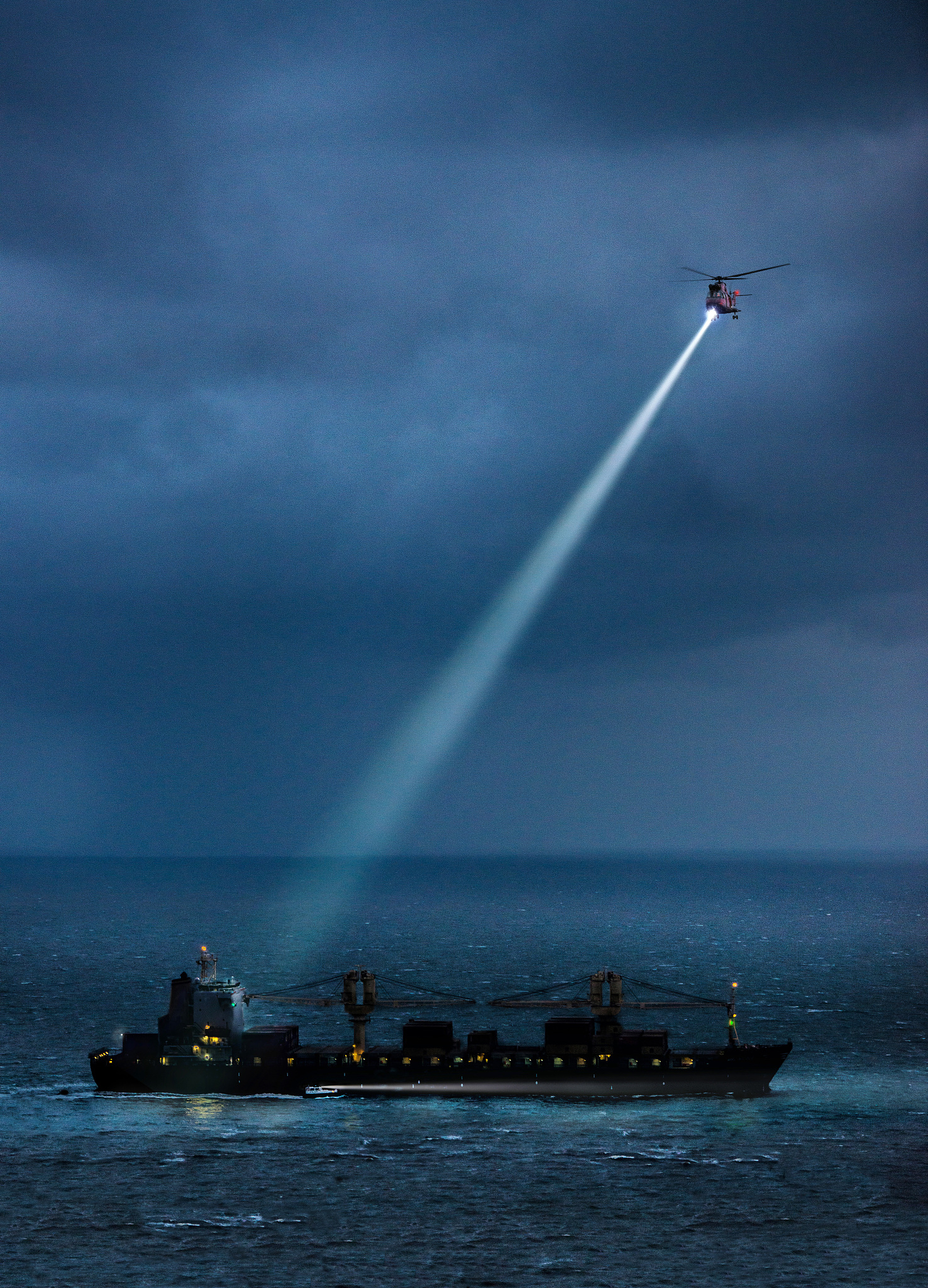 drama at sea