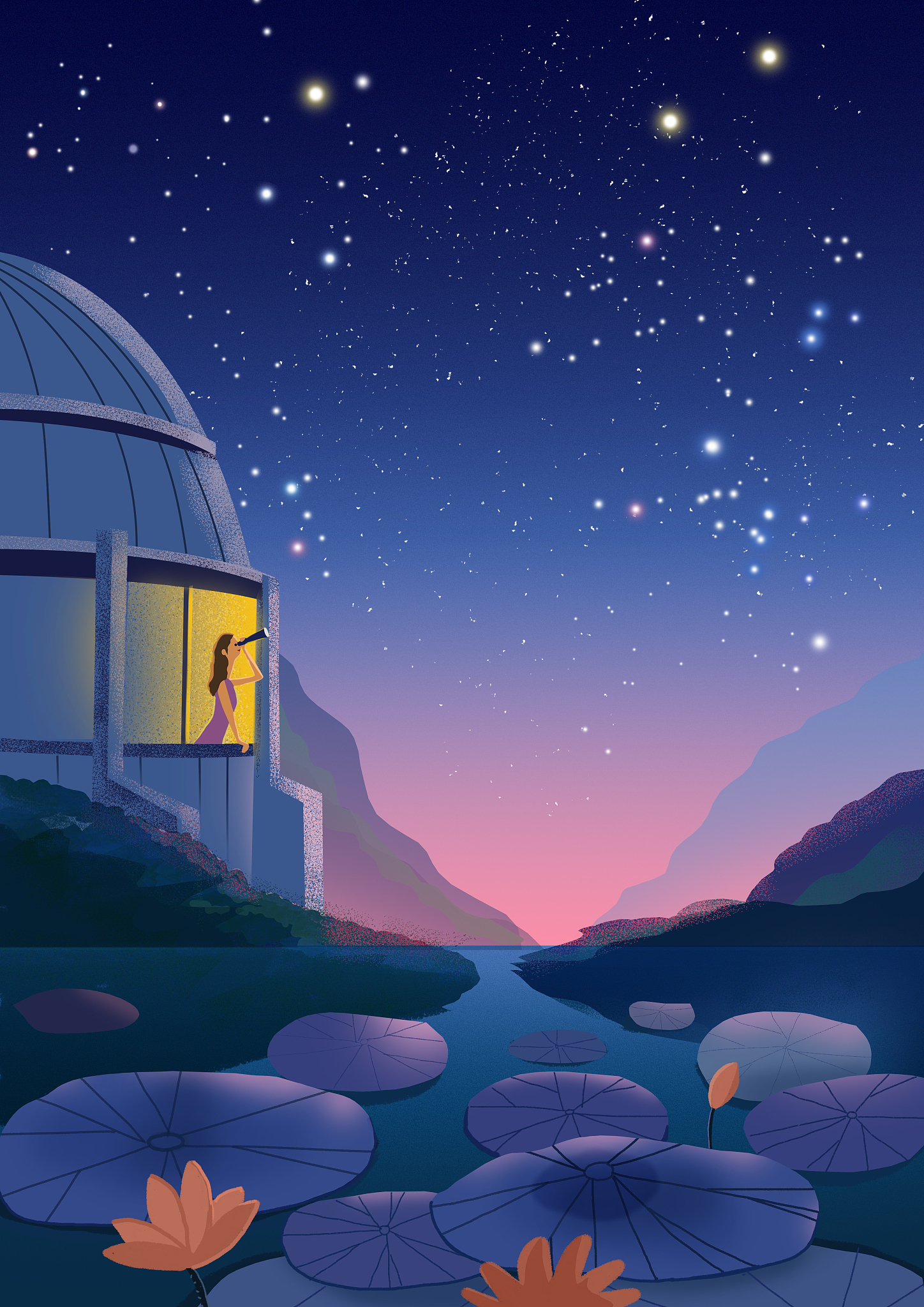 夏夜星光诗：静谧、美好与无限幸福