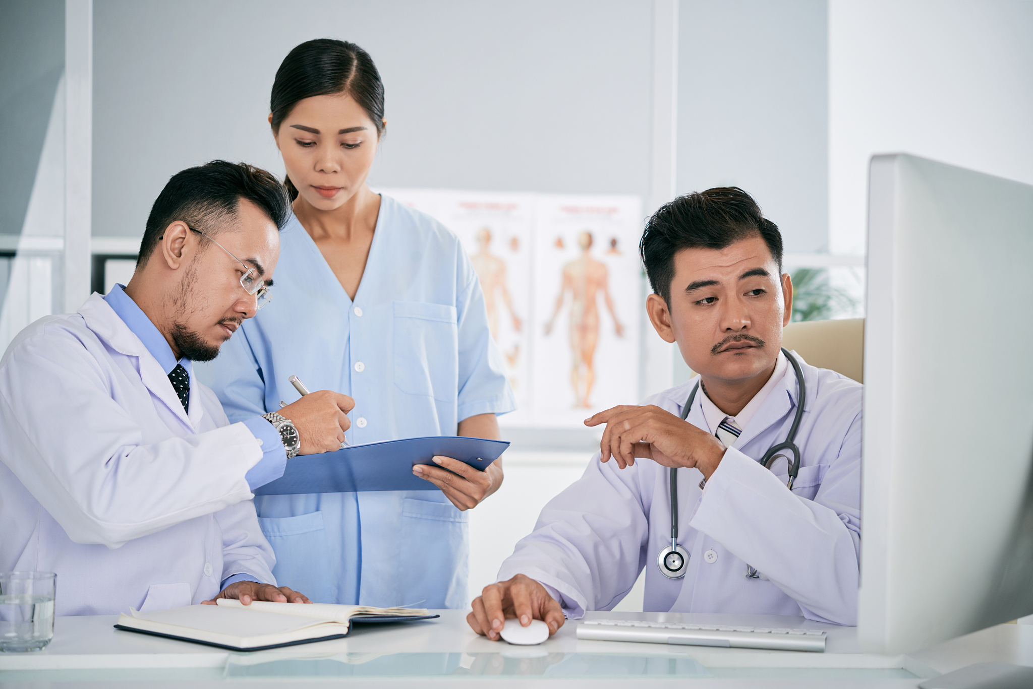 doctors at work