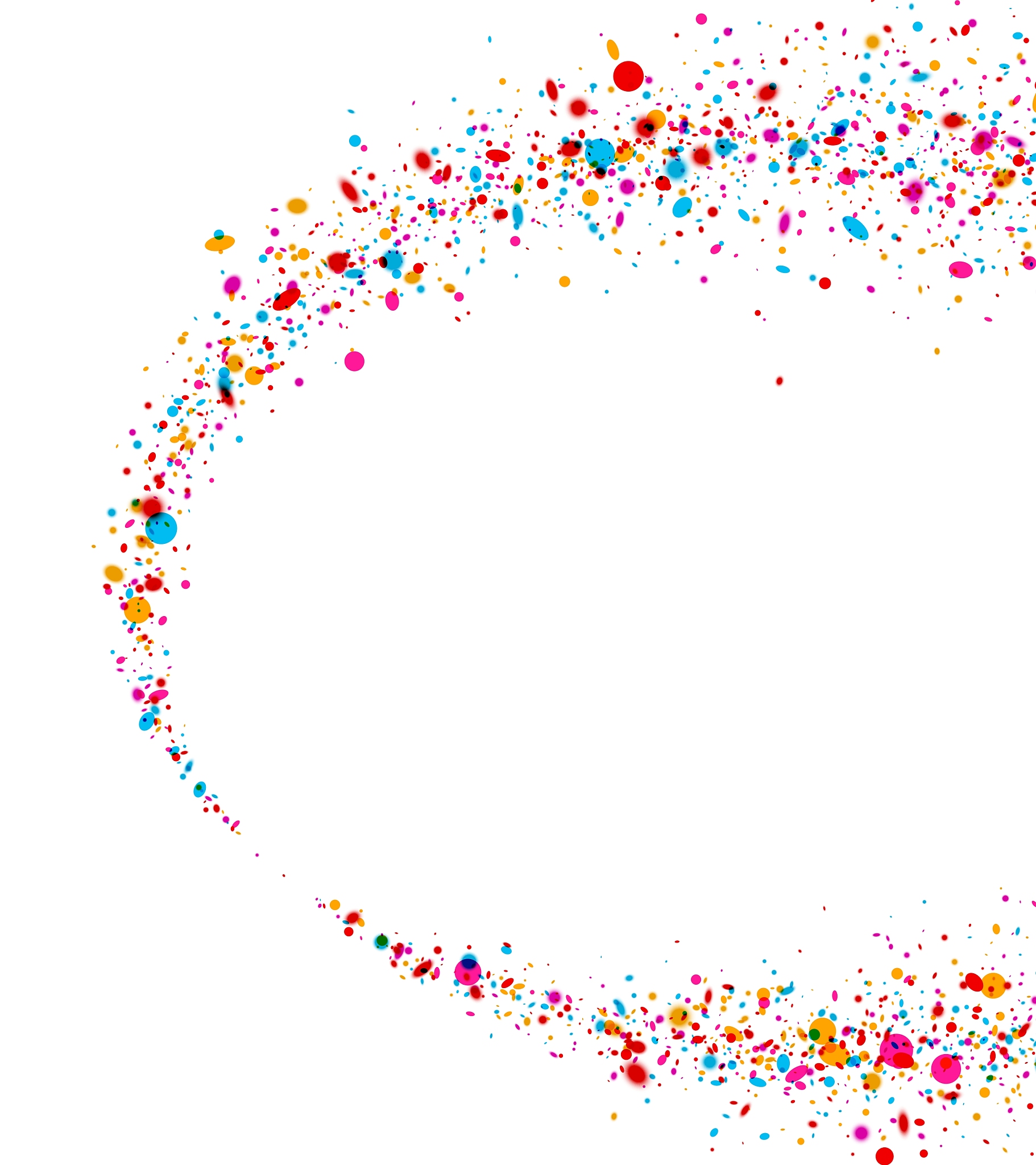 background with color drops