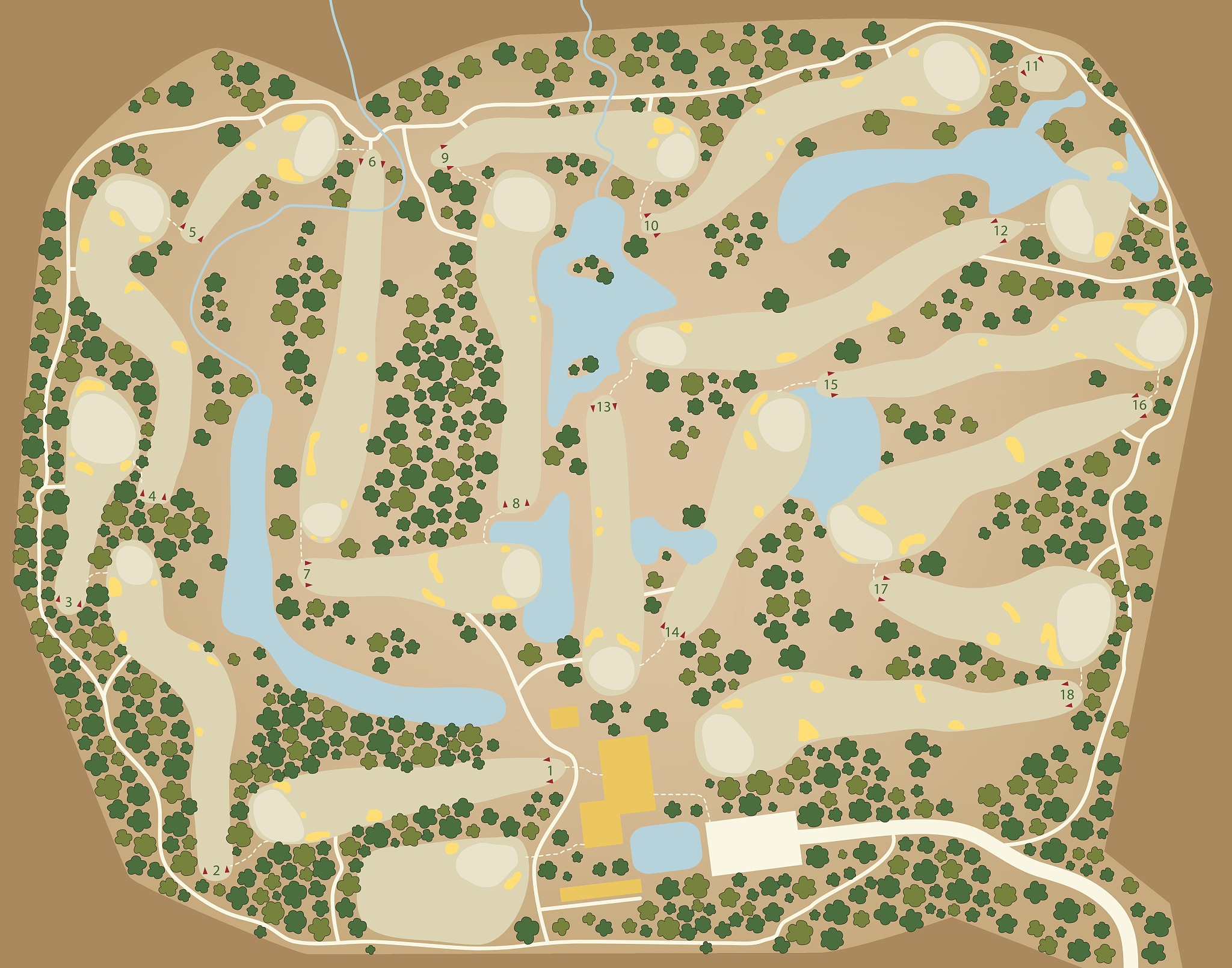 golf course map