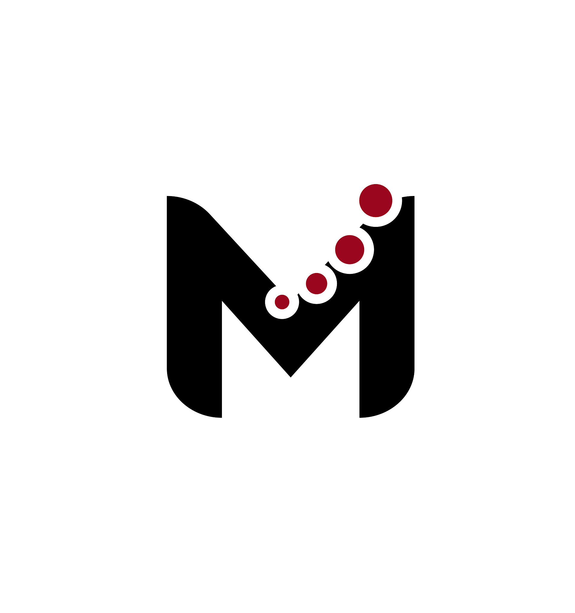 alphabet icon - m