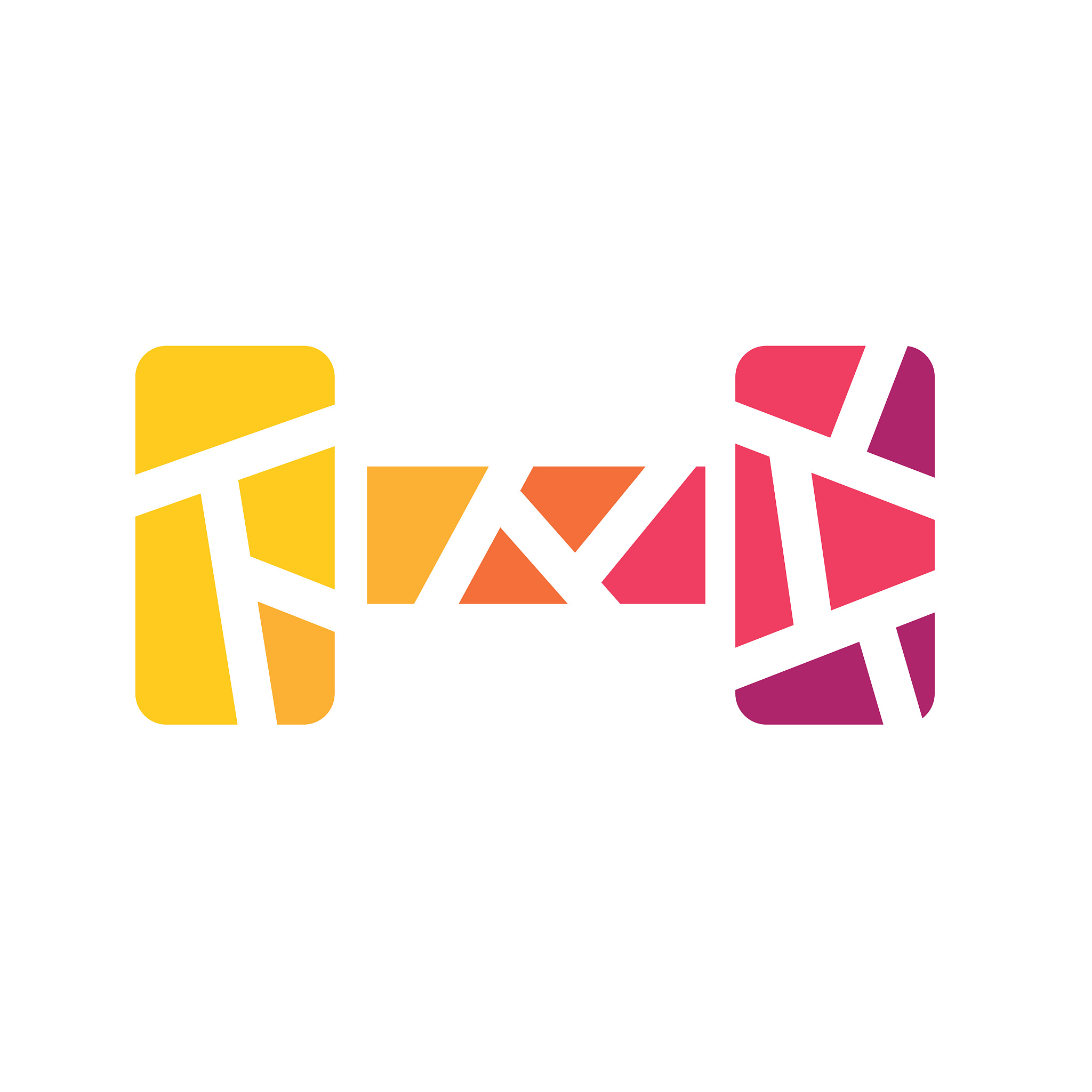 colorful dumbbell icon