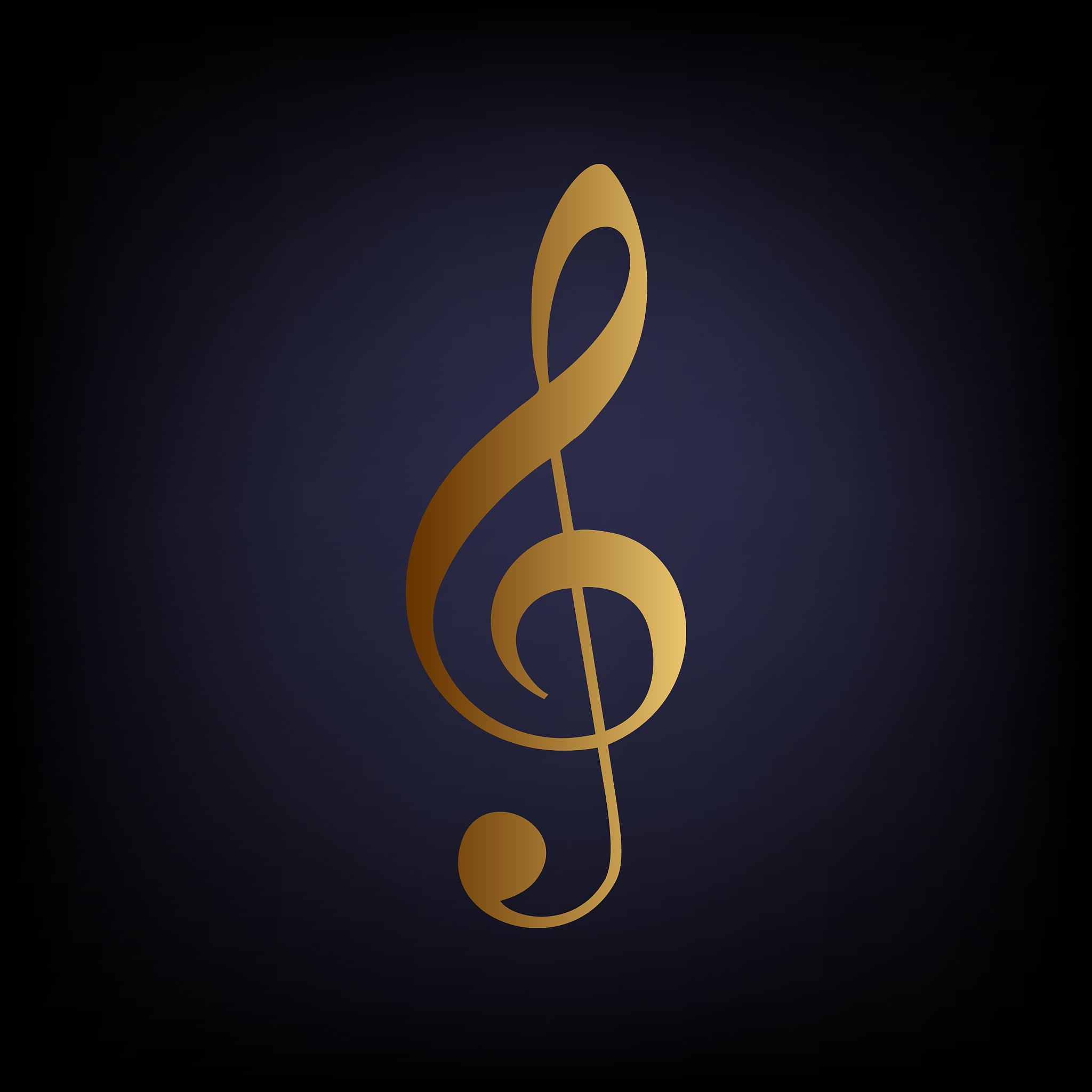 music violin clef sign