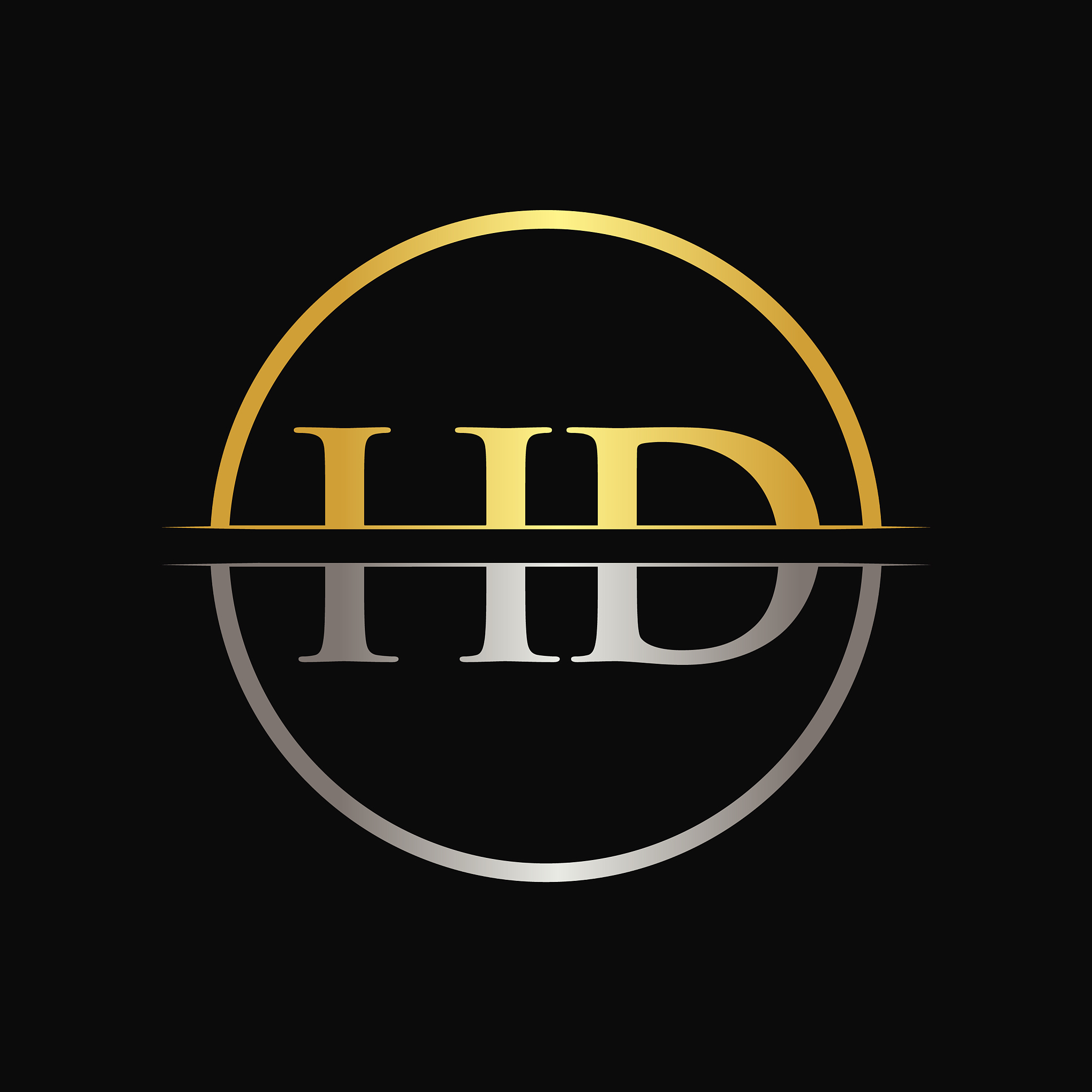 hd letter type logo design template abstract