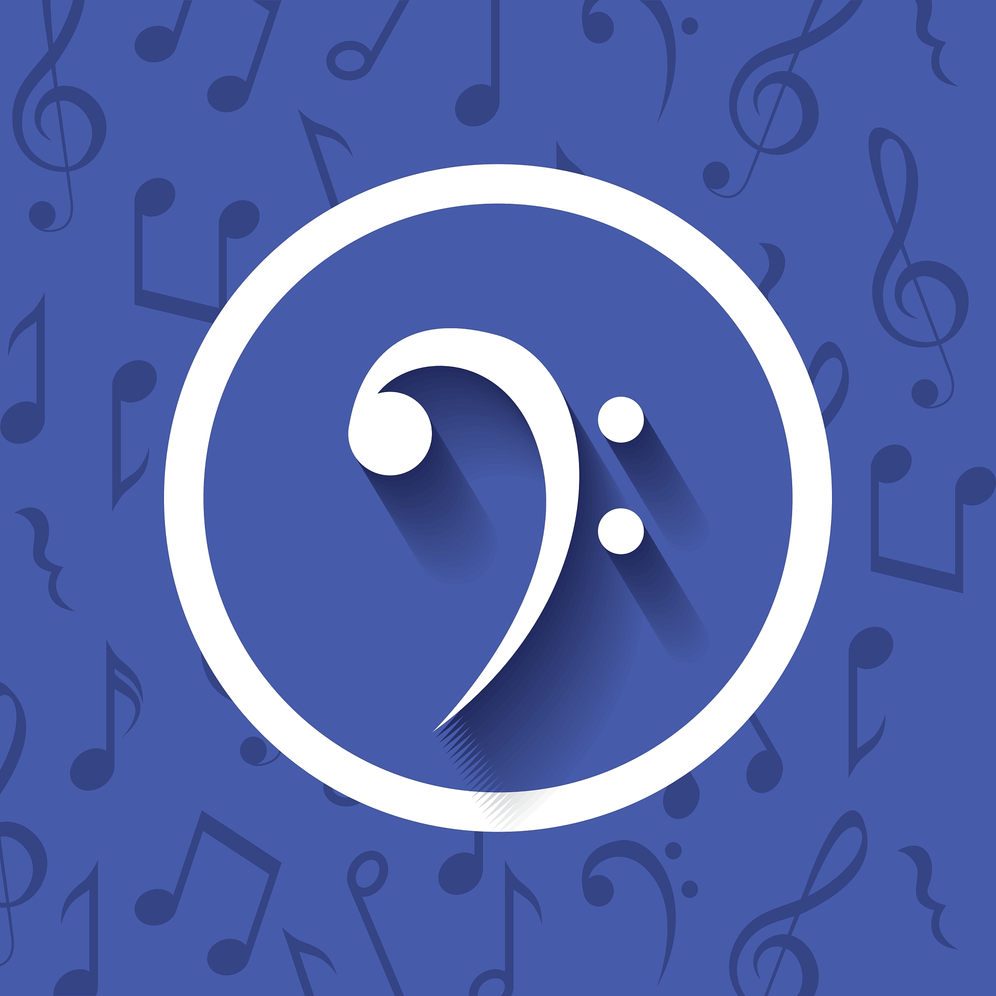 colorful music note design