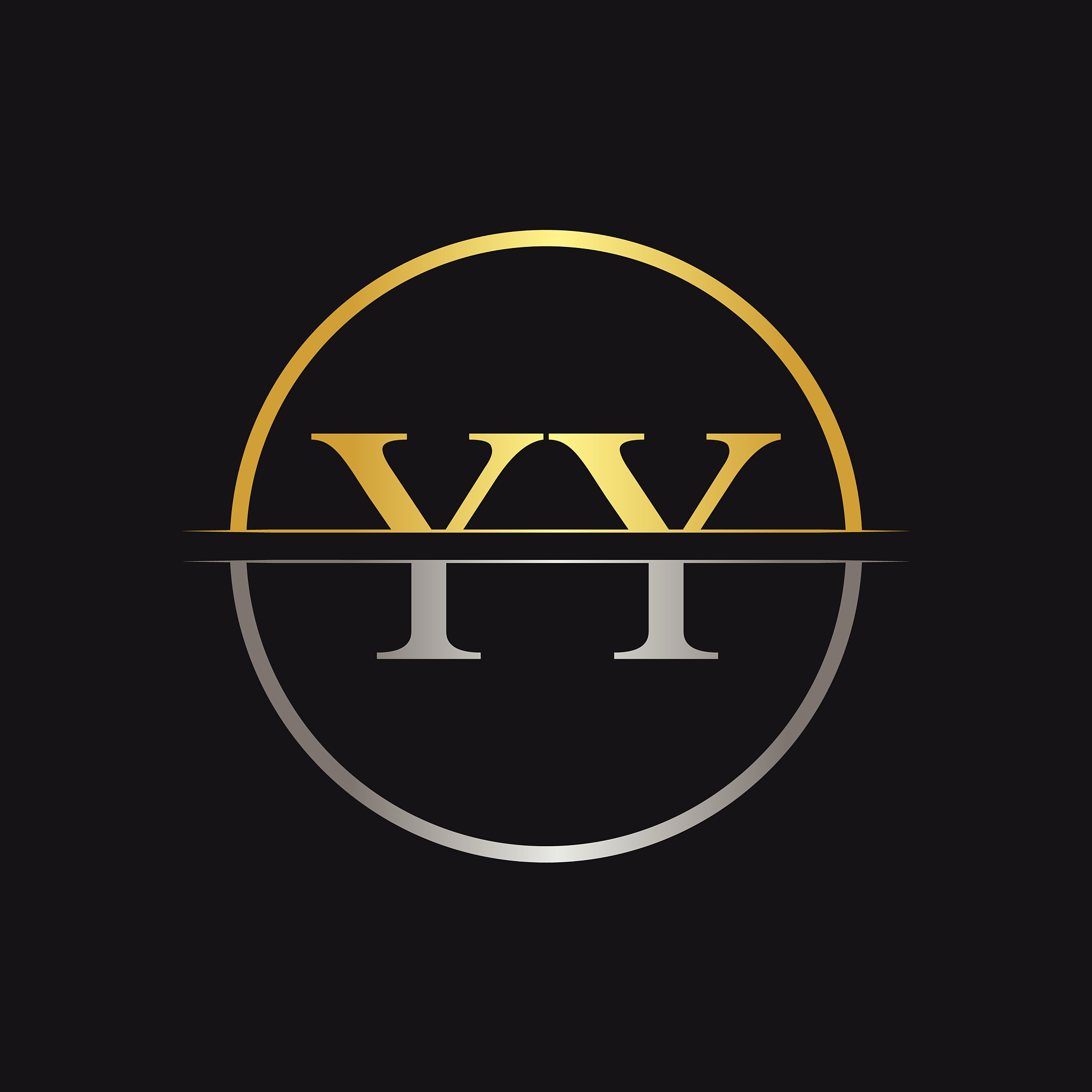 initial yy logo design template creative letter