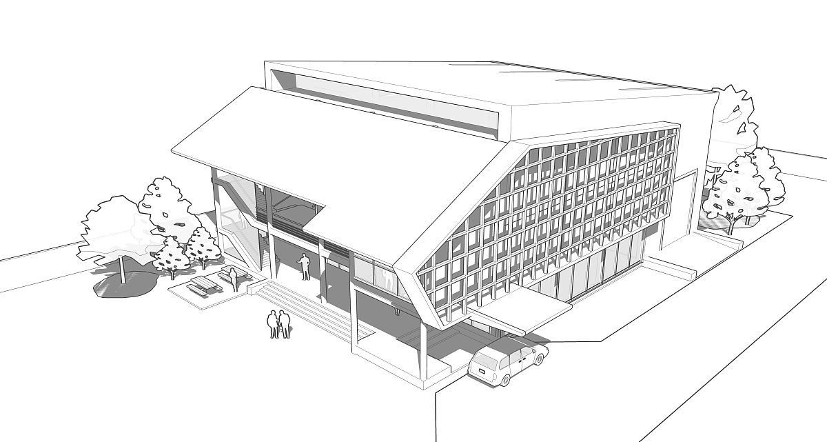 南通理工学院专家楼大别墅设计说明：舒适、自然、开放的多功能空间