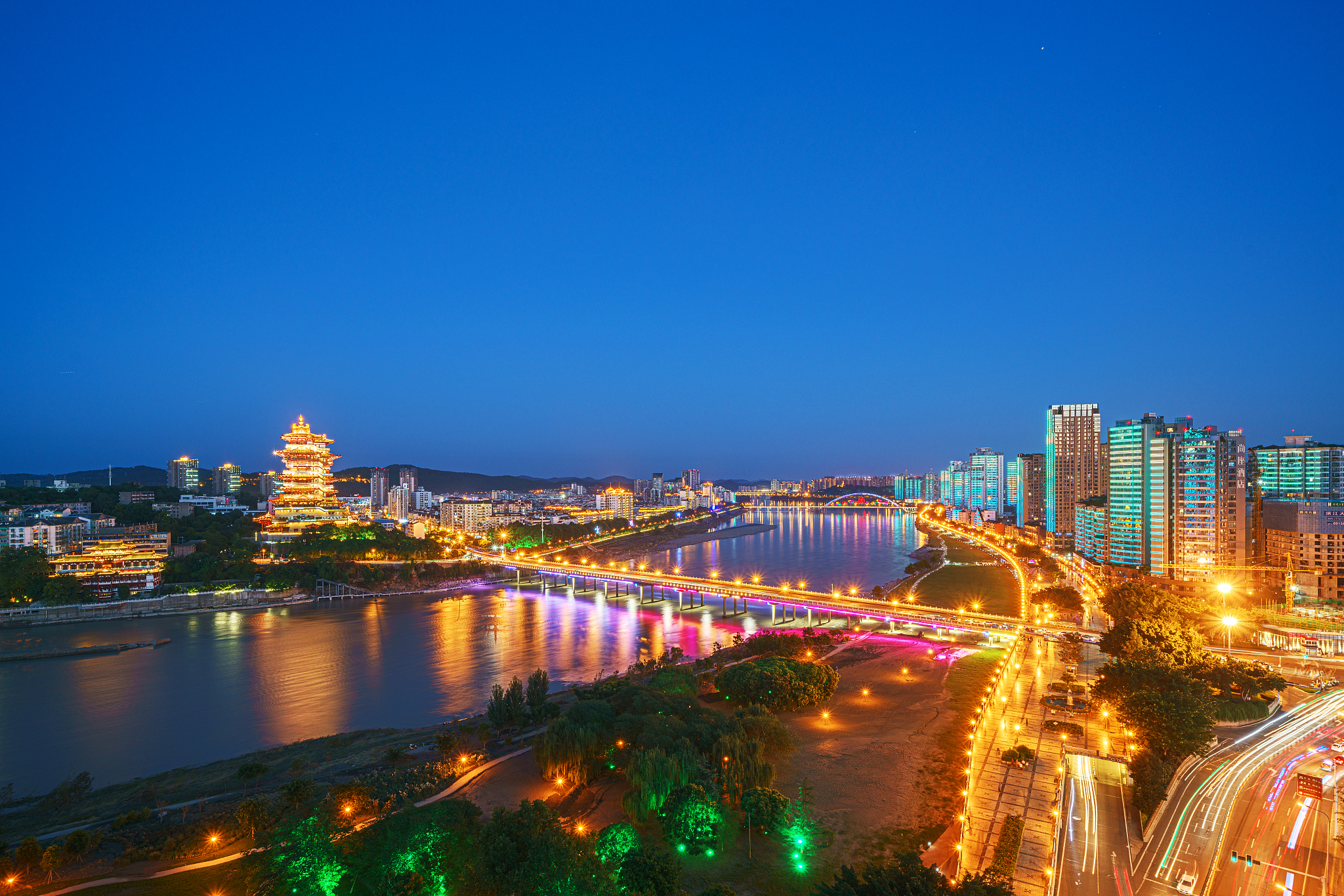 绵阳城市风光-夜景