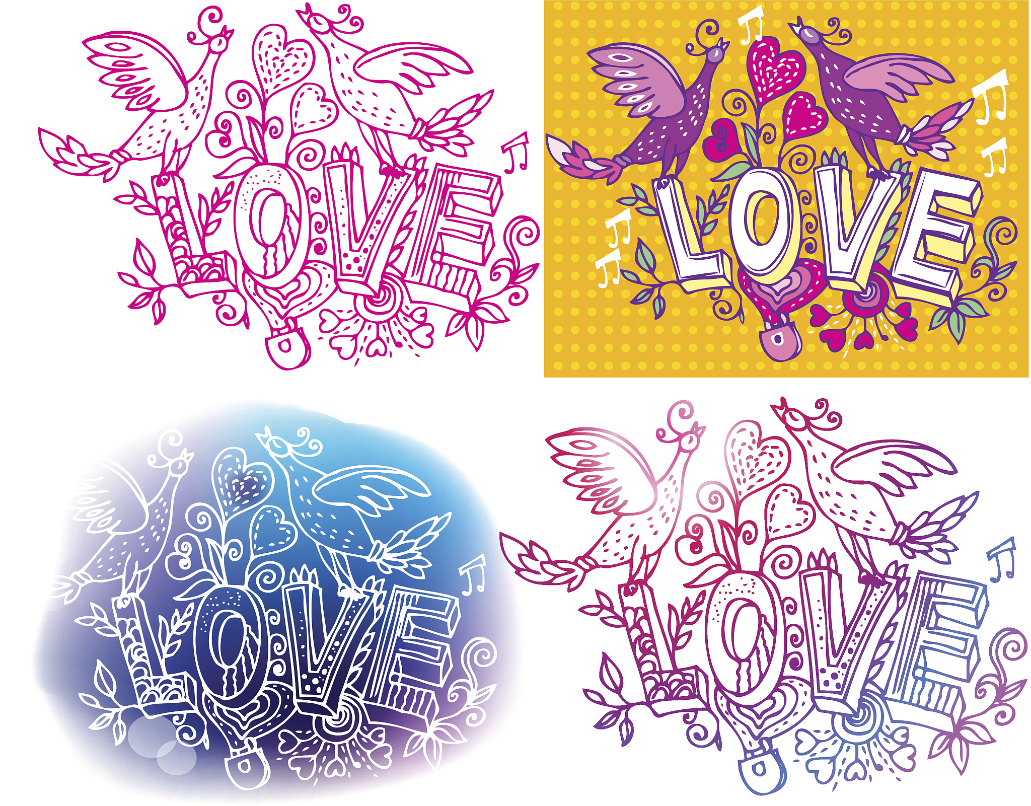 set of love sketchy
