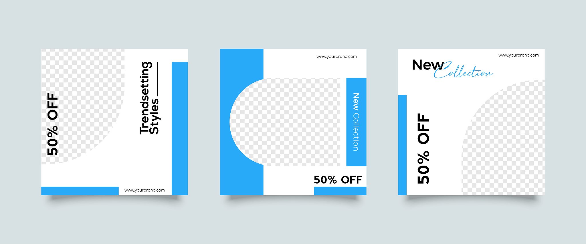 fashion social media post template