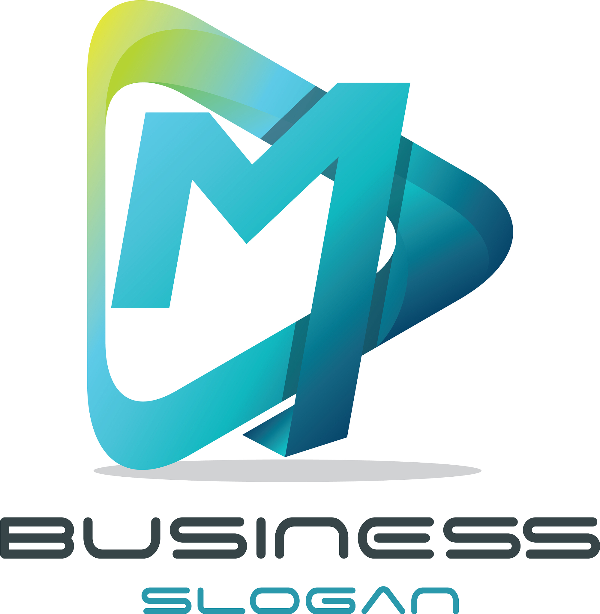 letter m media logo