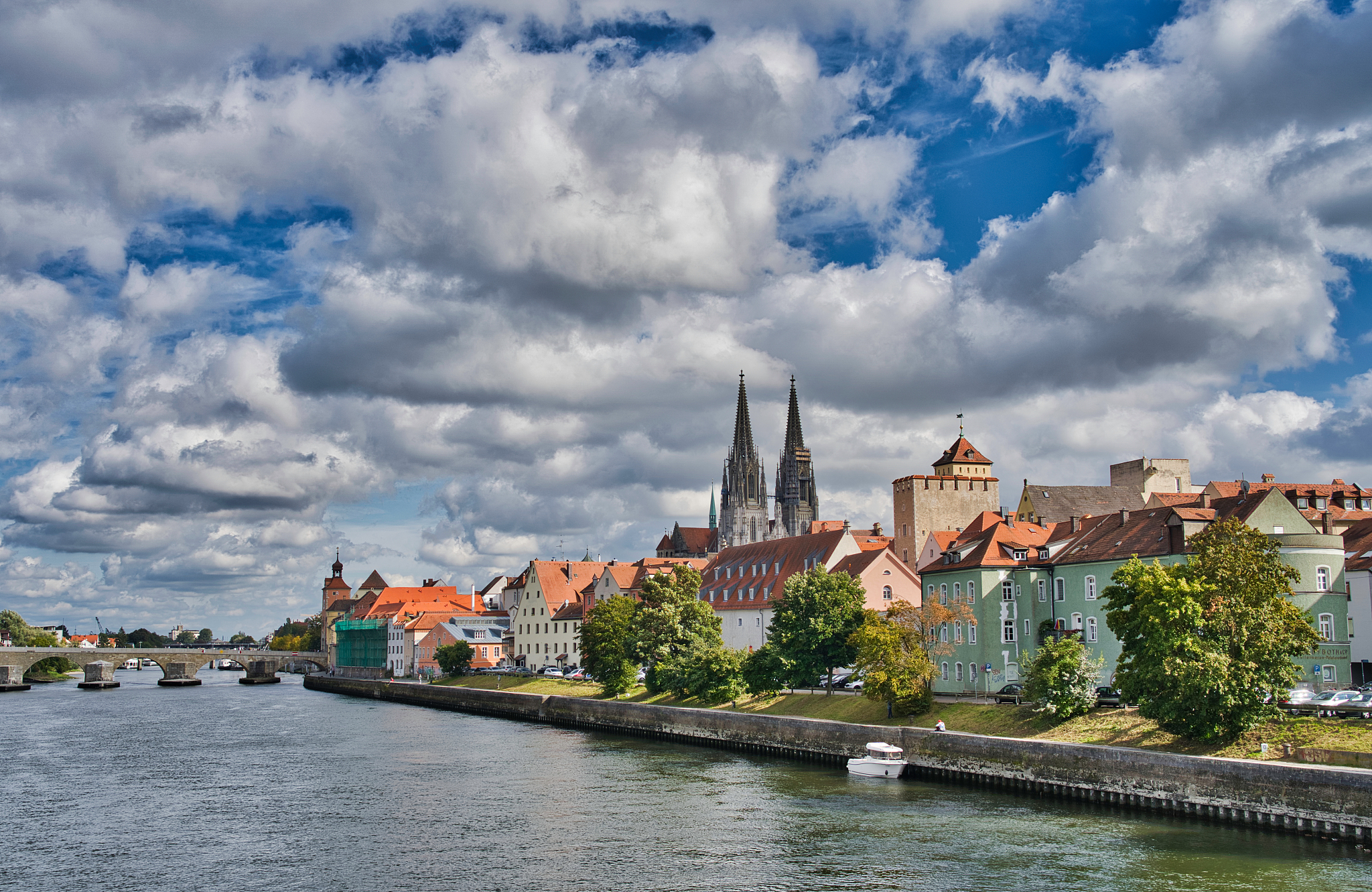 old town of regensburg, germany