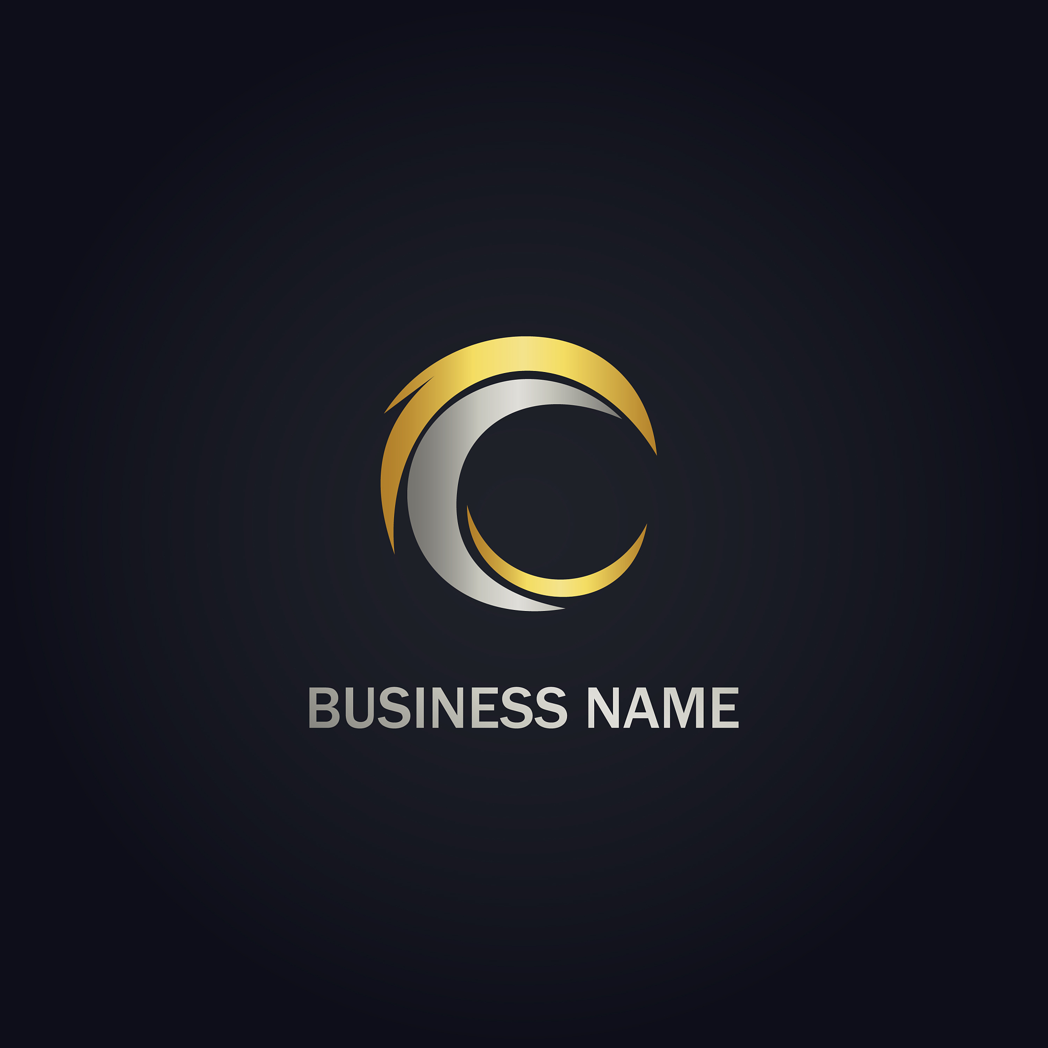 c abstract business logo
