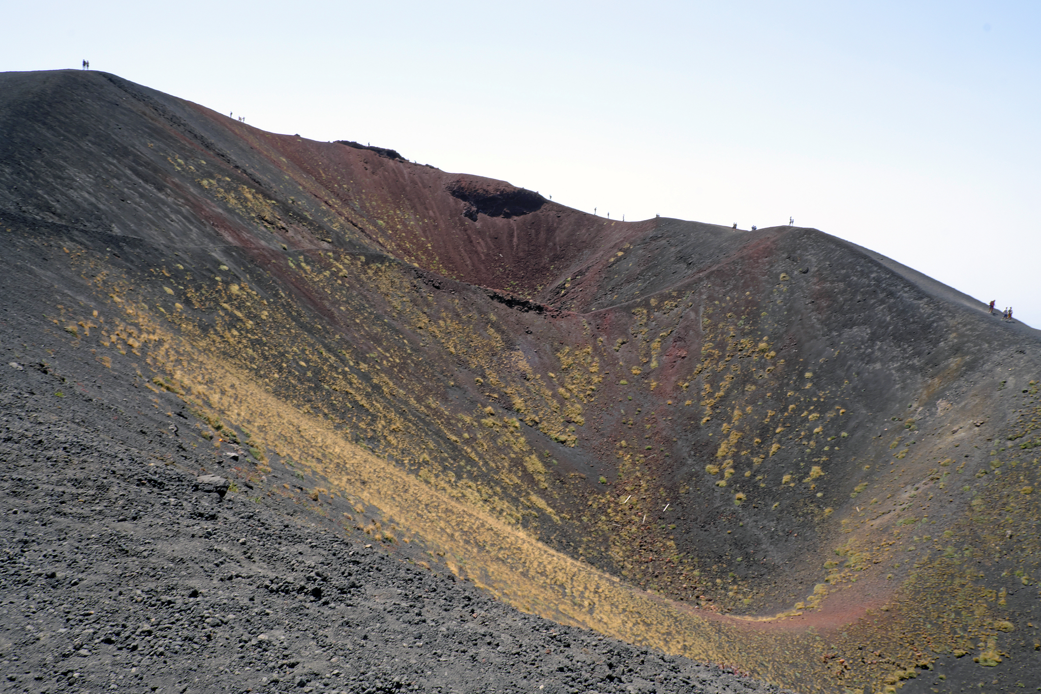 silvestri craters, lateral cones and flow form calderas,  from m