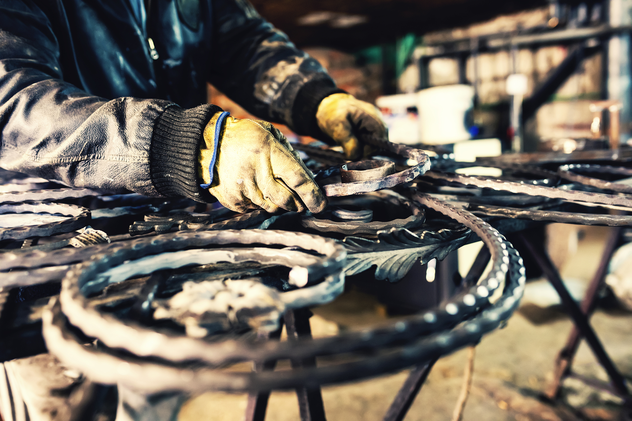 manual worker in a workshop