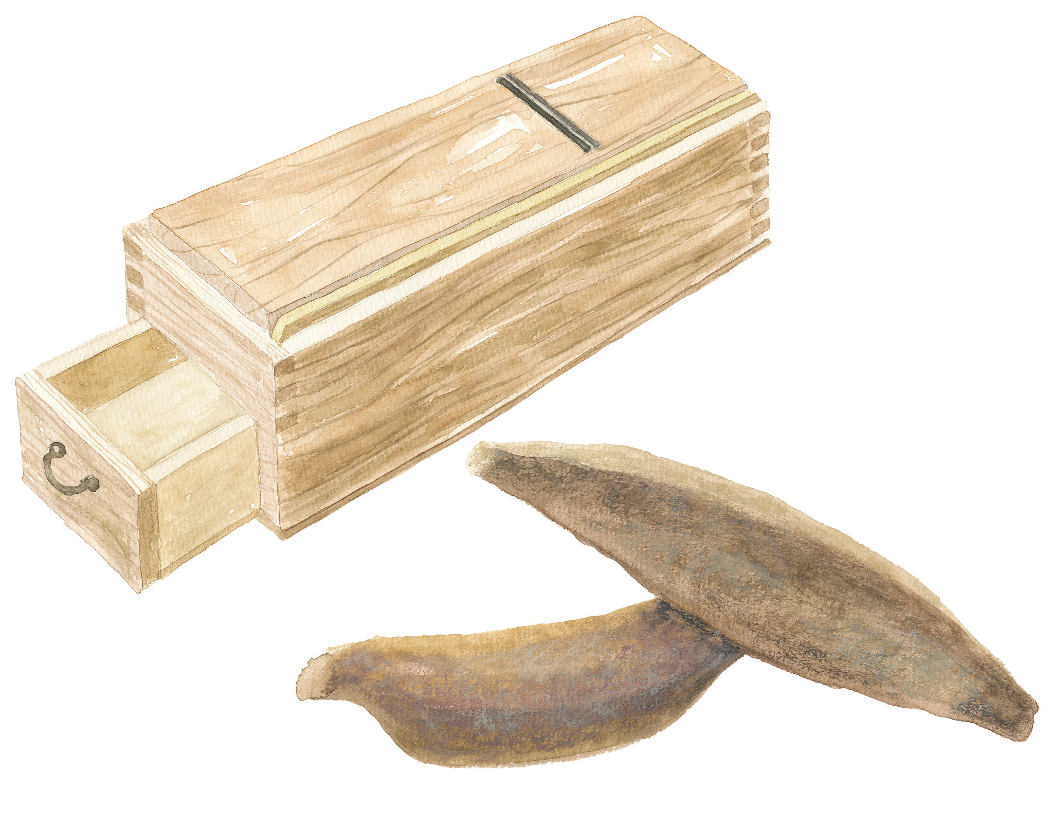 Chocking Bottom Tier Coils with Wooden Wedges