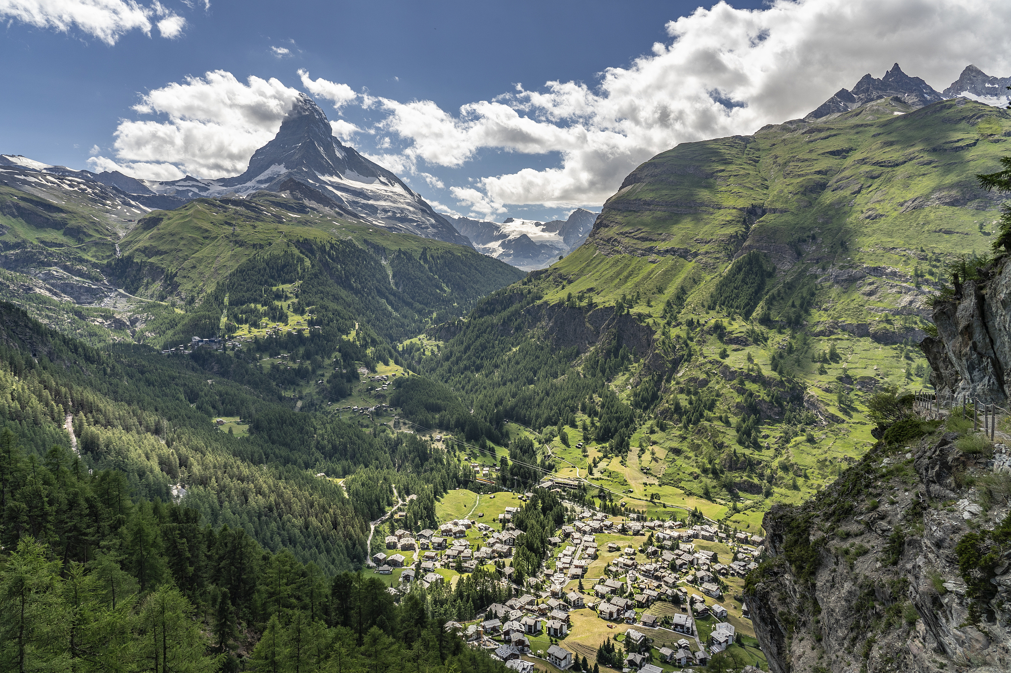 village of zermatt, switzerland