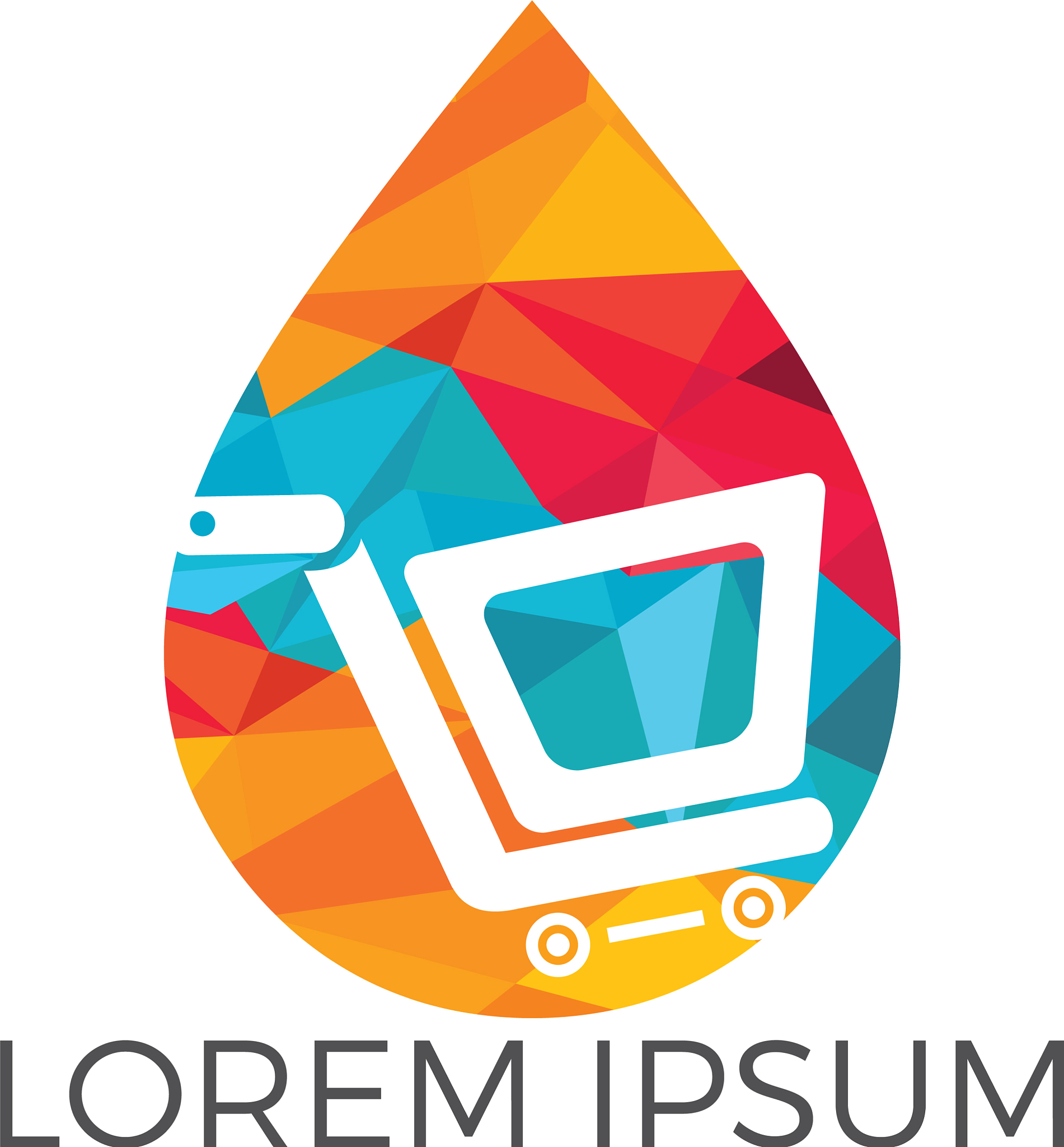 online water store logo concept