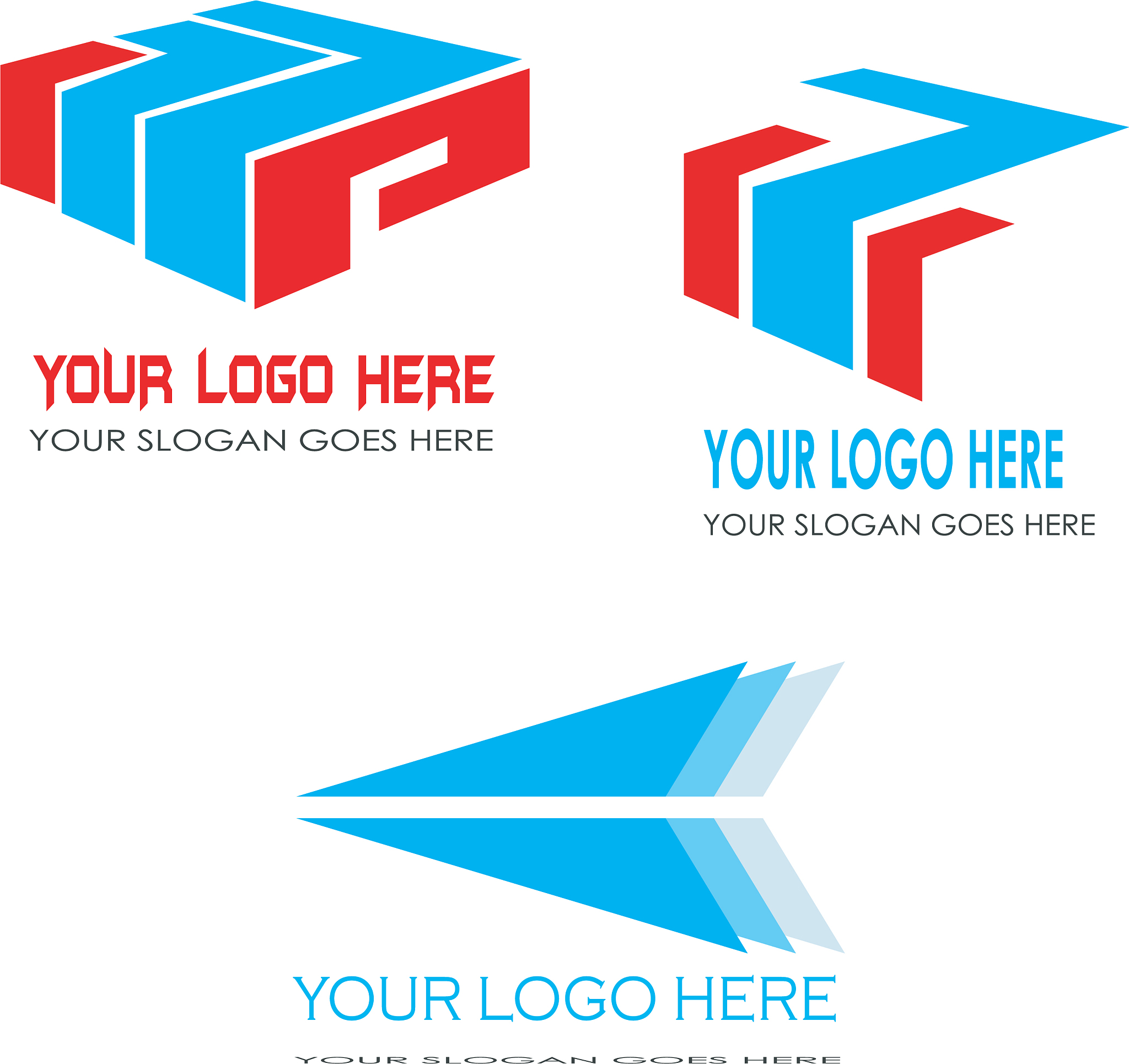3 logo template