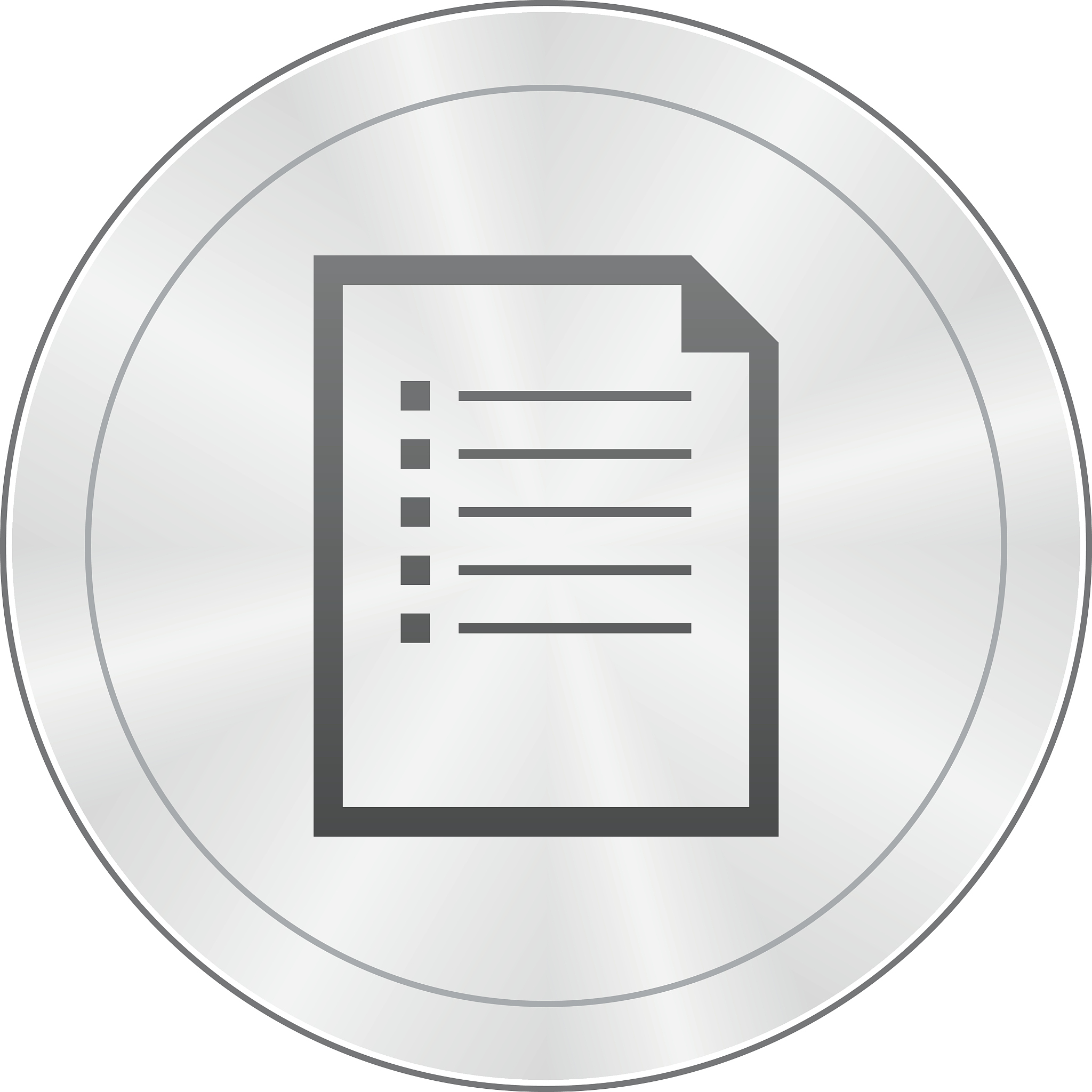 document icon on a round button.