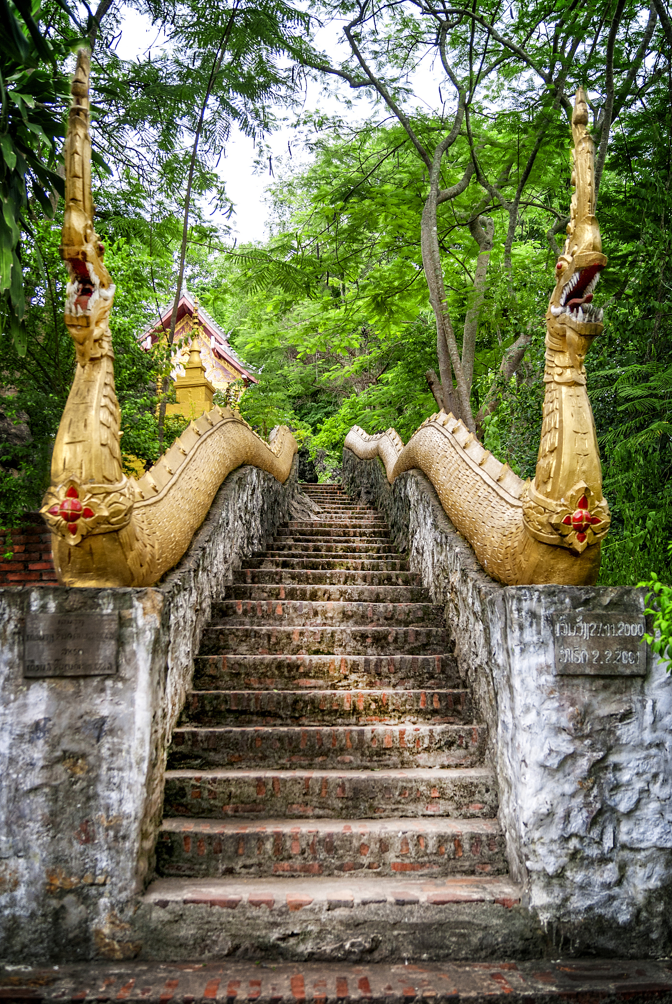 mount phousi stairs