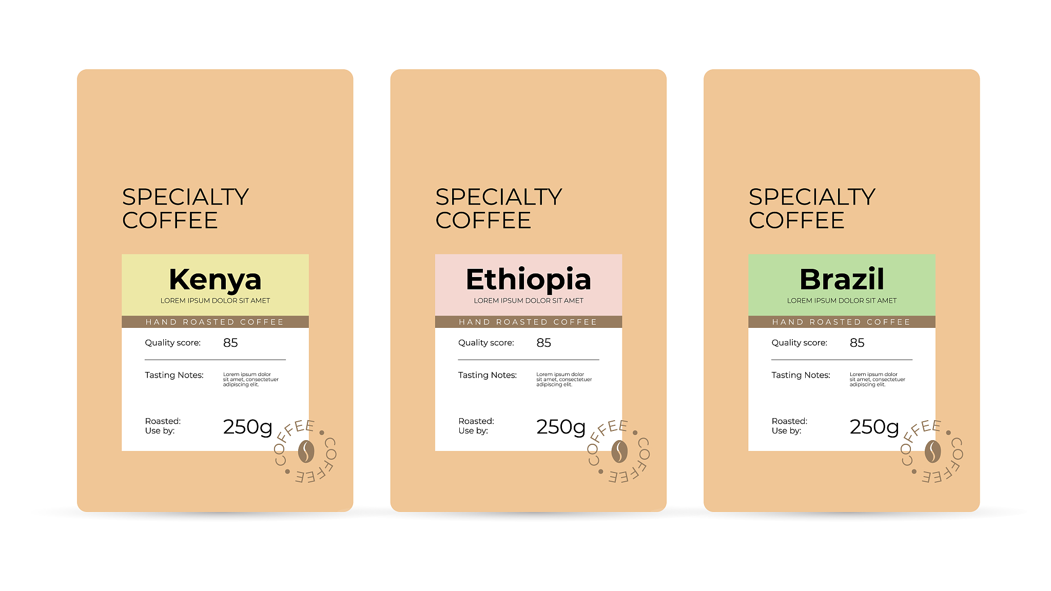 specialty coffee packaging