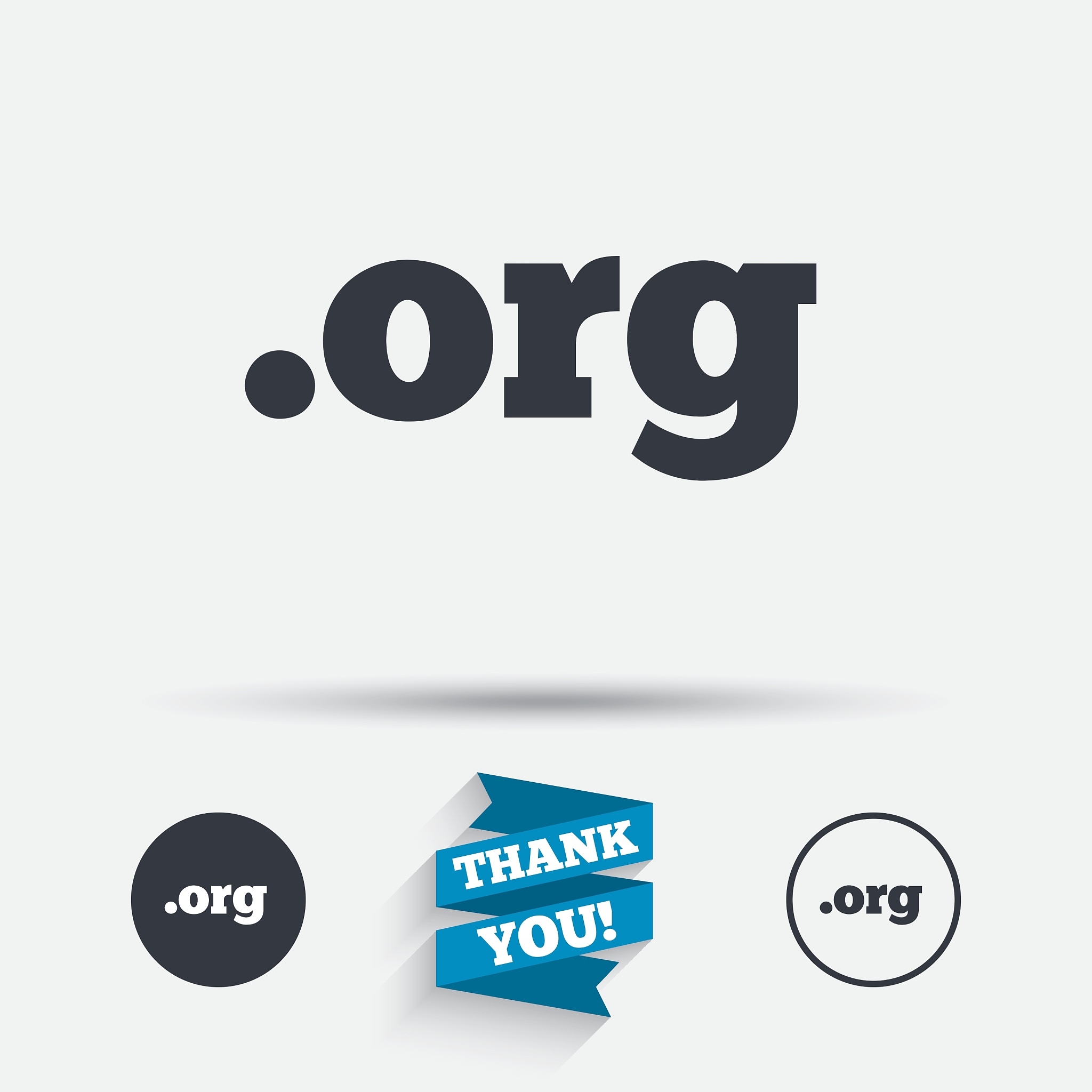 domain org sign icon top-level internet domain