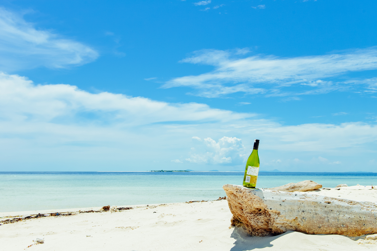 帮我想一个朋友圈去海边旅游文案