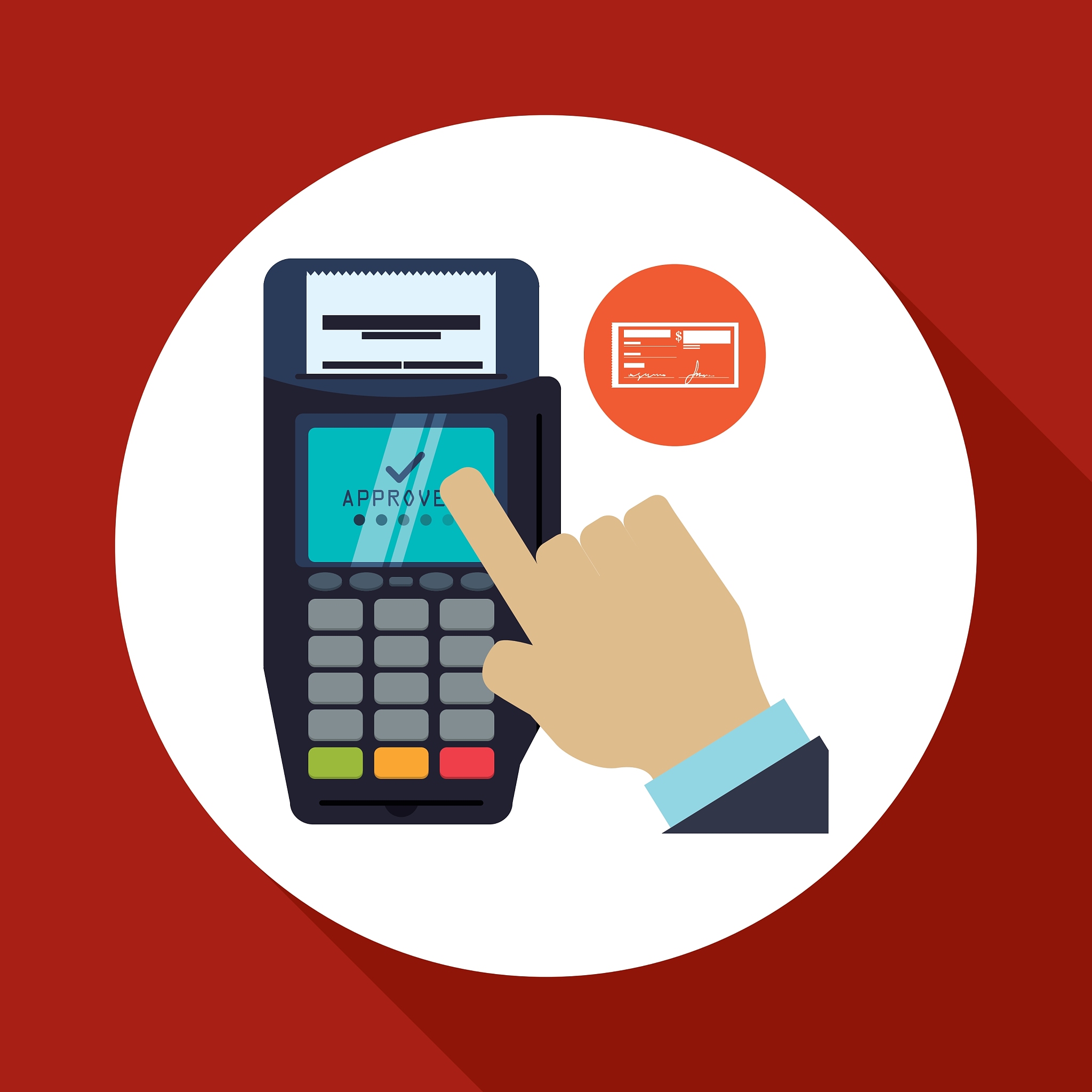 invoice design online payment isolated