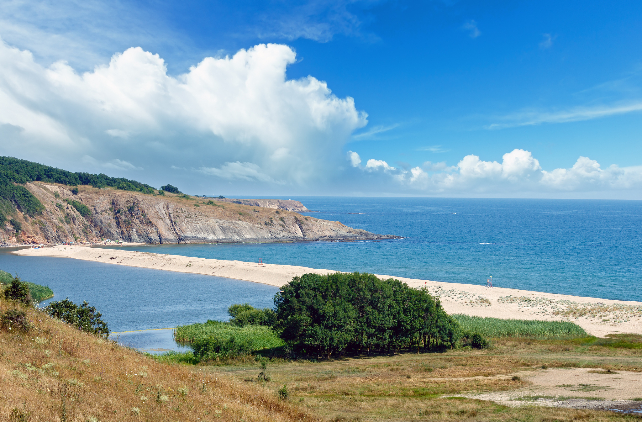 summer coast landscape (bulgaria, sinemorets).