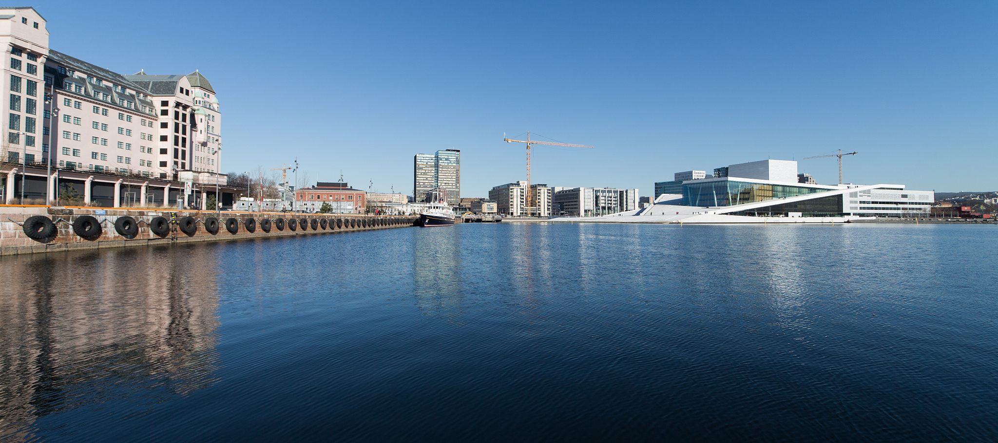 oslo skyline, norway.