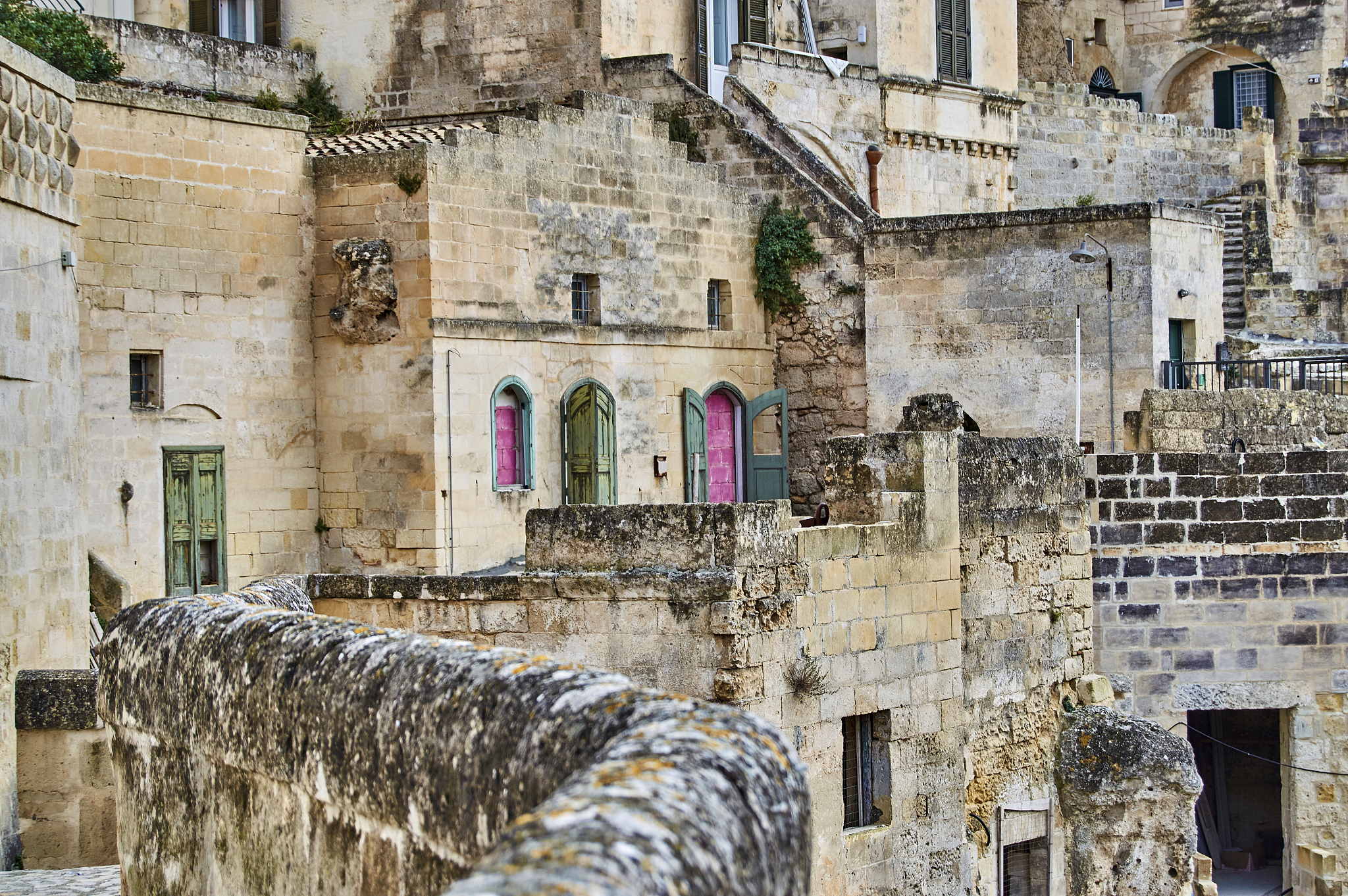 view from sassi di matera