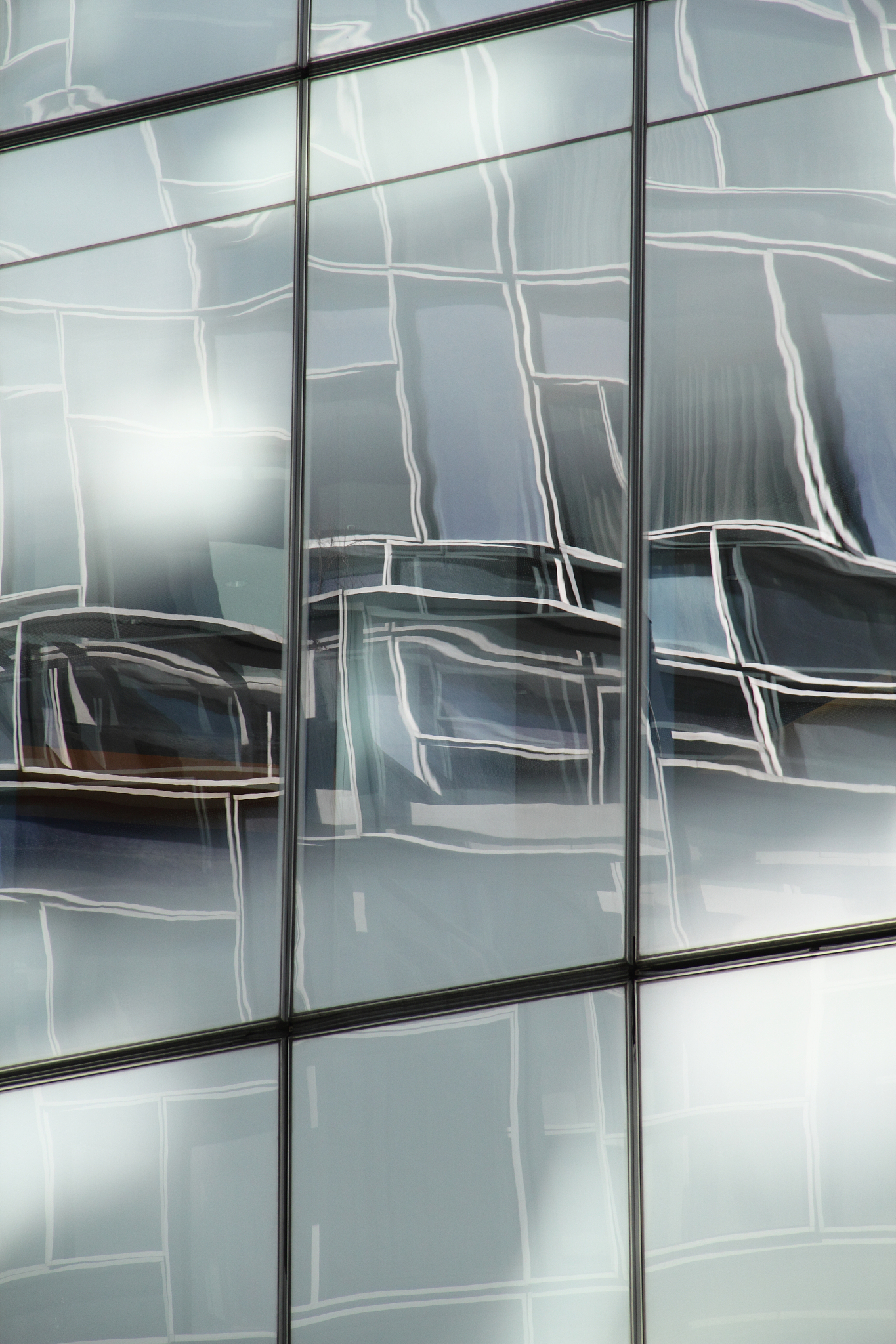 office building glass new york city reflection