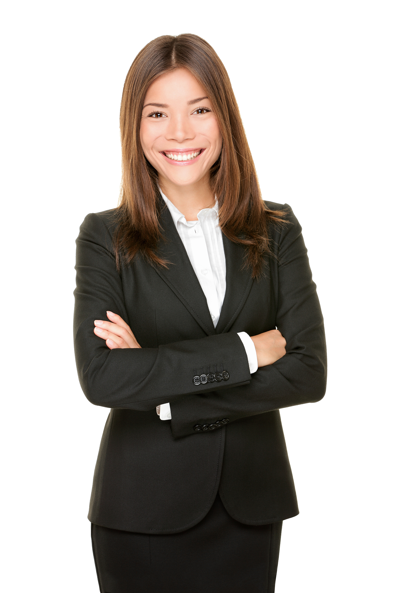 asian business woman smiling happy portrait