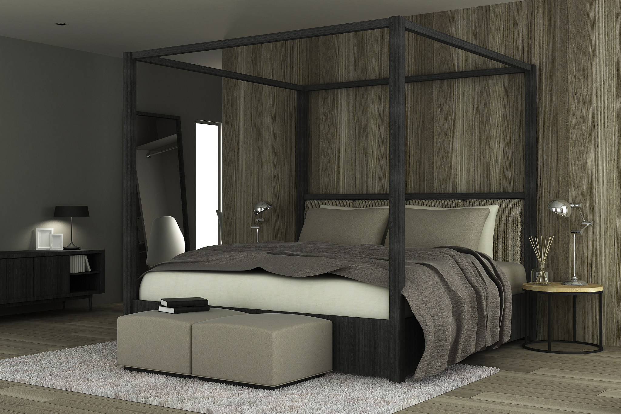 comfortable bedroom
