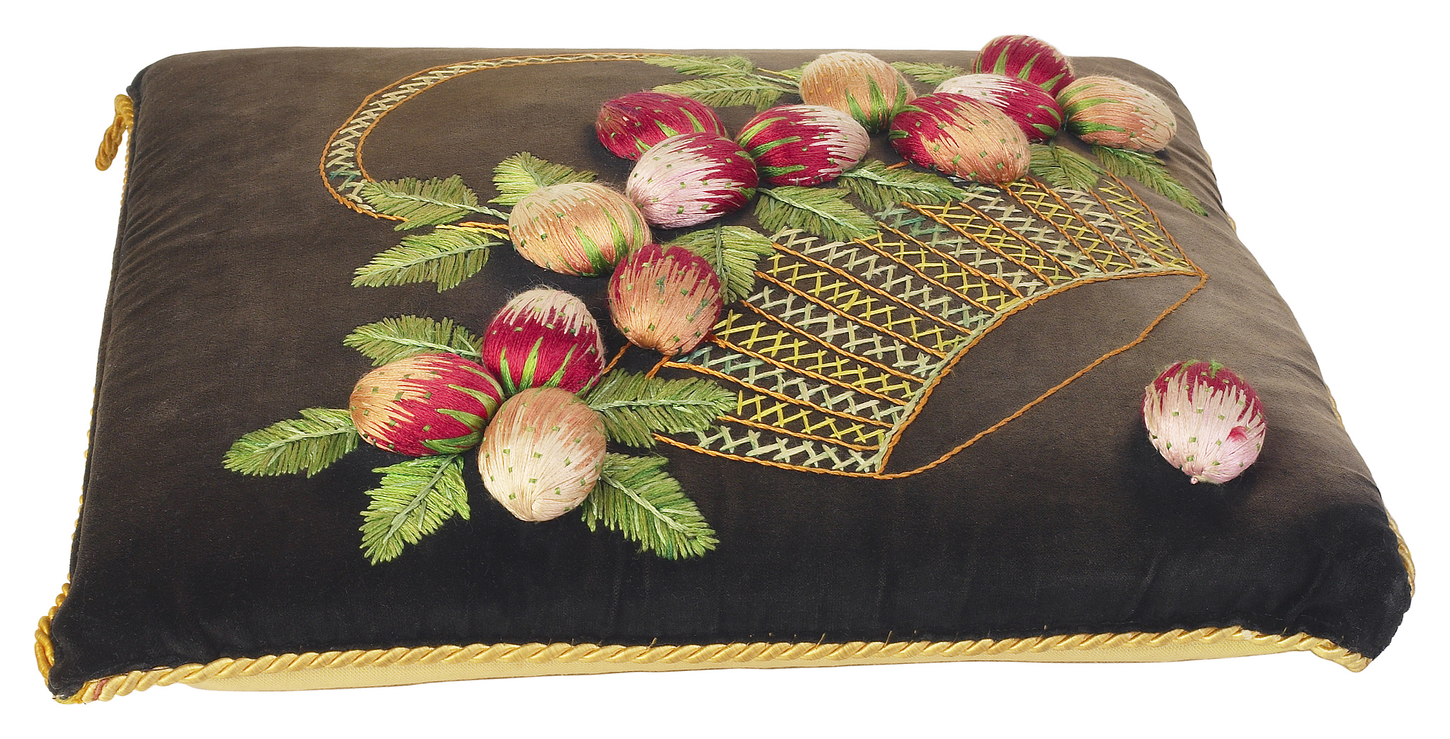 抖音爆款汽车坐垫！小香风+山茶花刺绣，精致女孩必备！