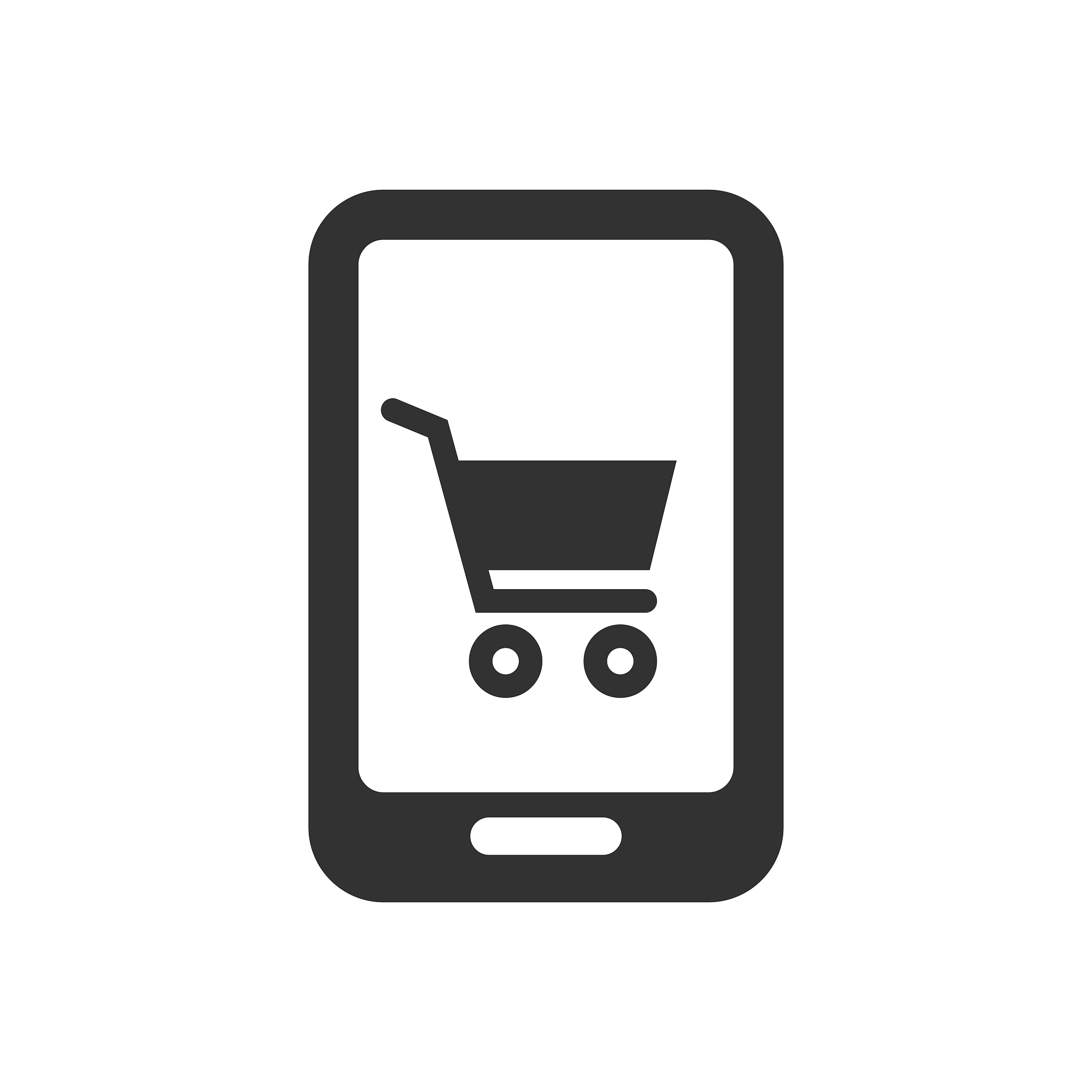 mobile shopping icon