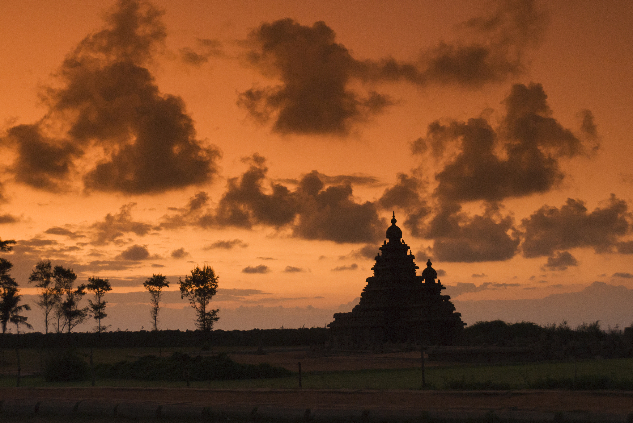 Sunset on the Ancient Plain: A Moment of Beauty and Melancholy