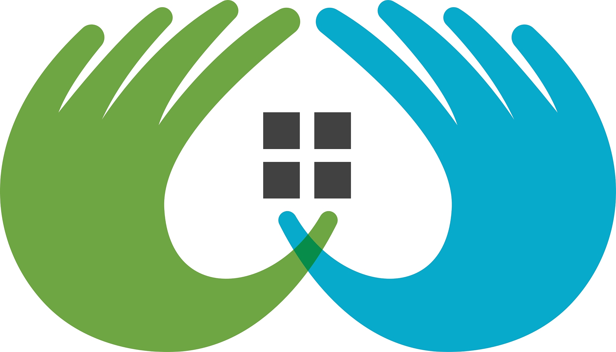 hand care logo template icon business