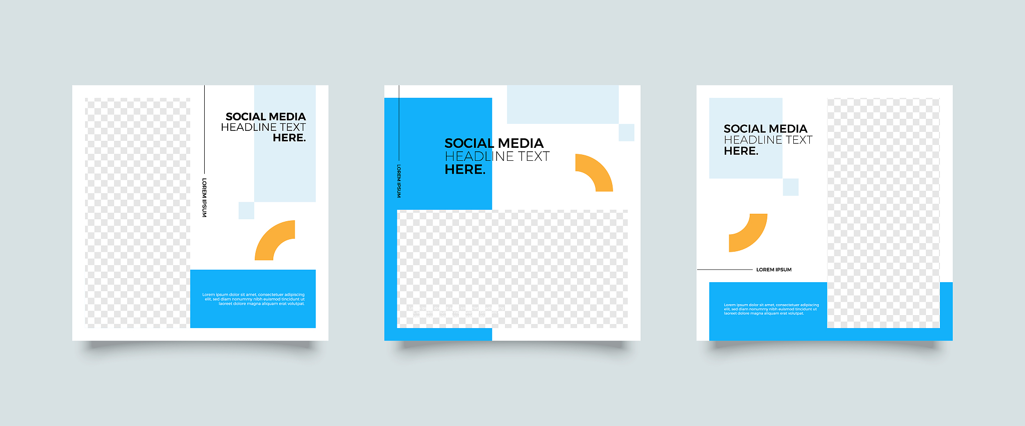 social media post template