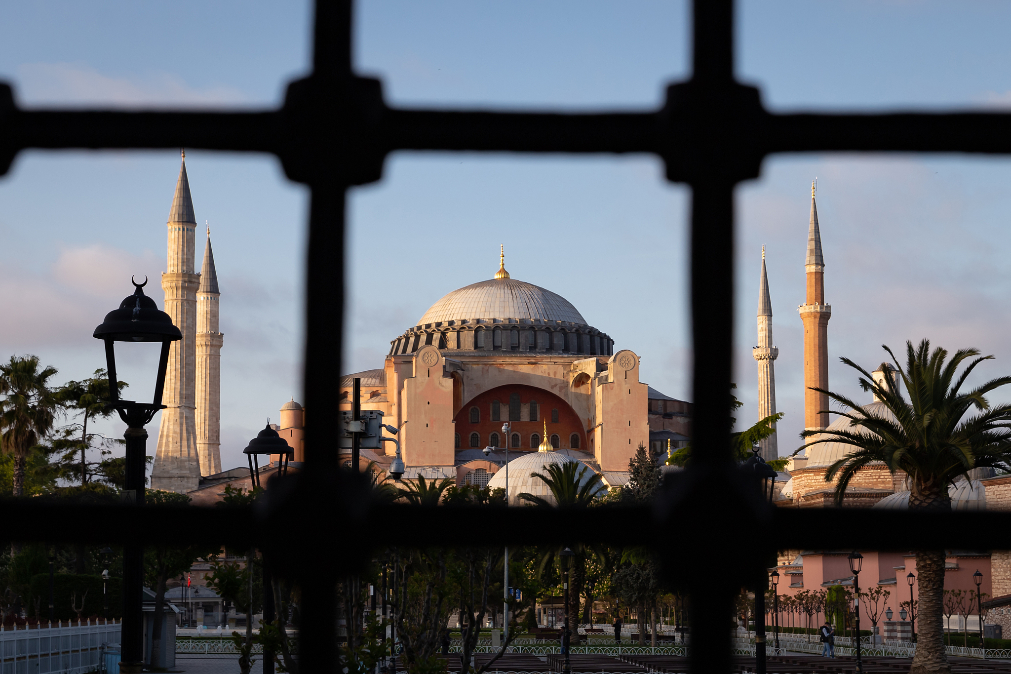 hagia sophia museum in sultanahmet, istanbul city, turkey