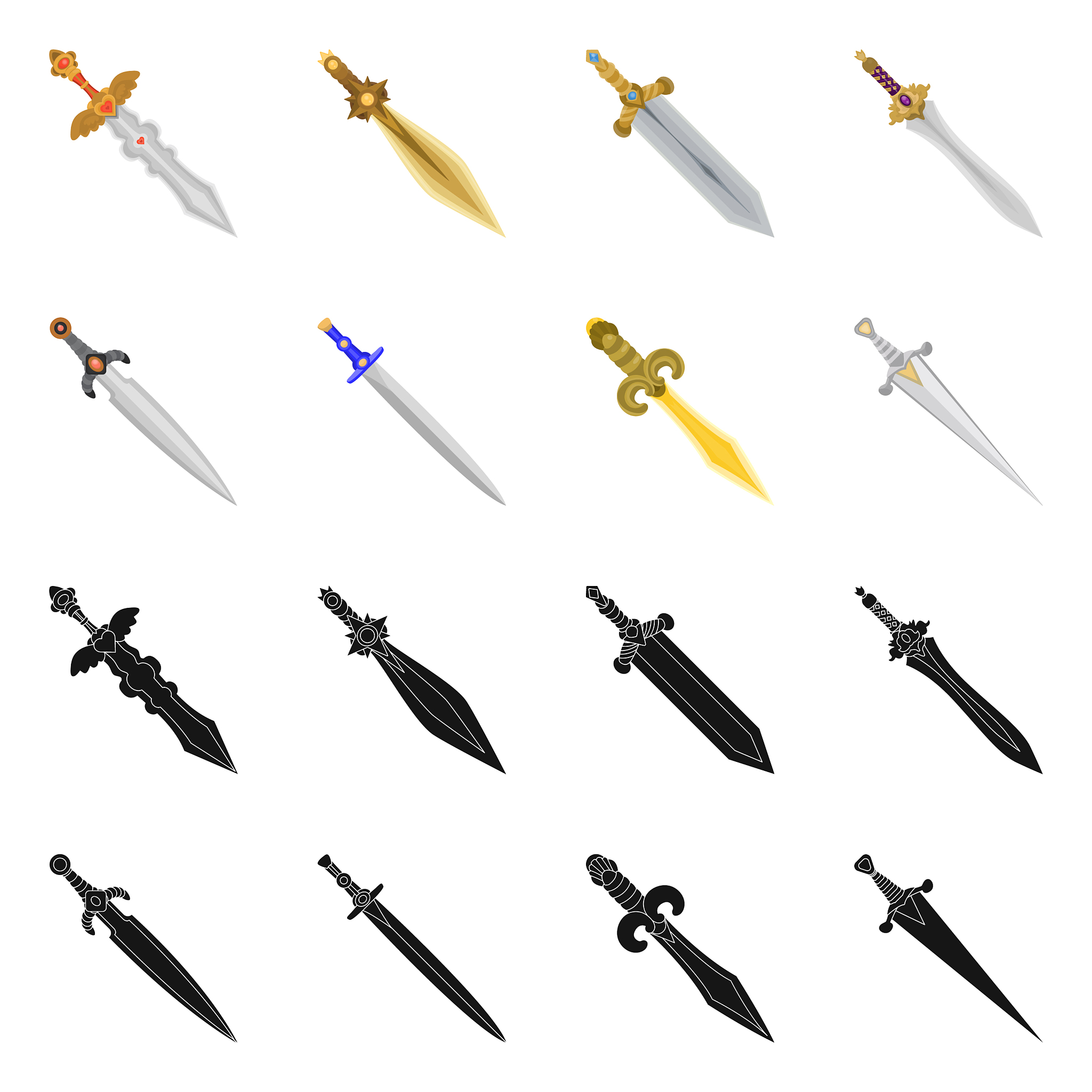 design game and armor logo collection