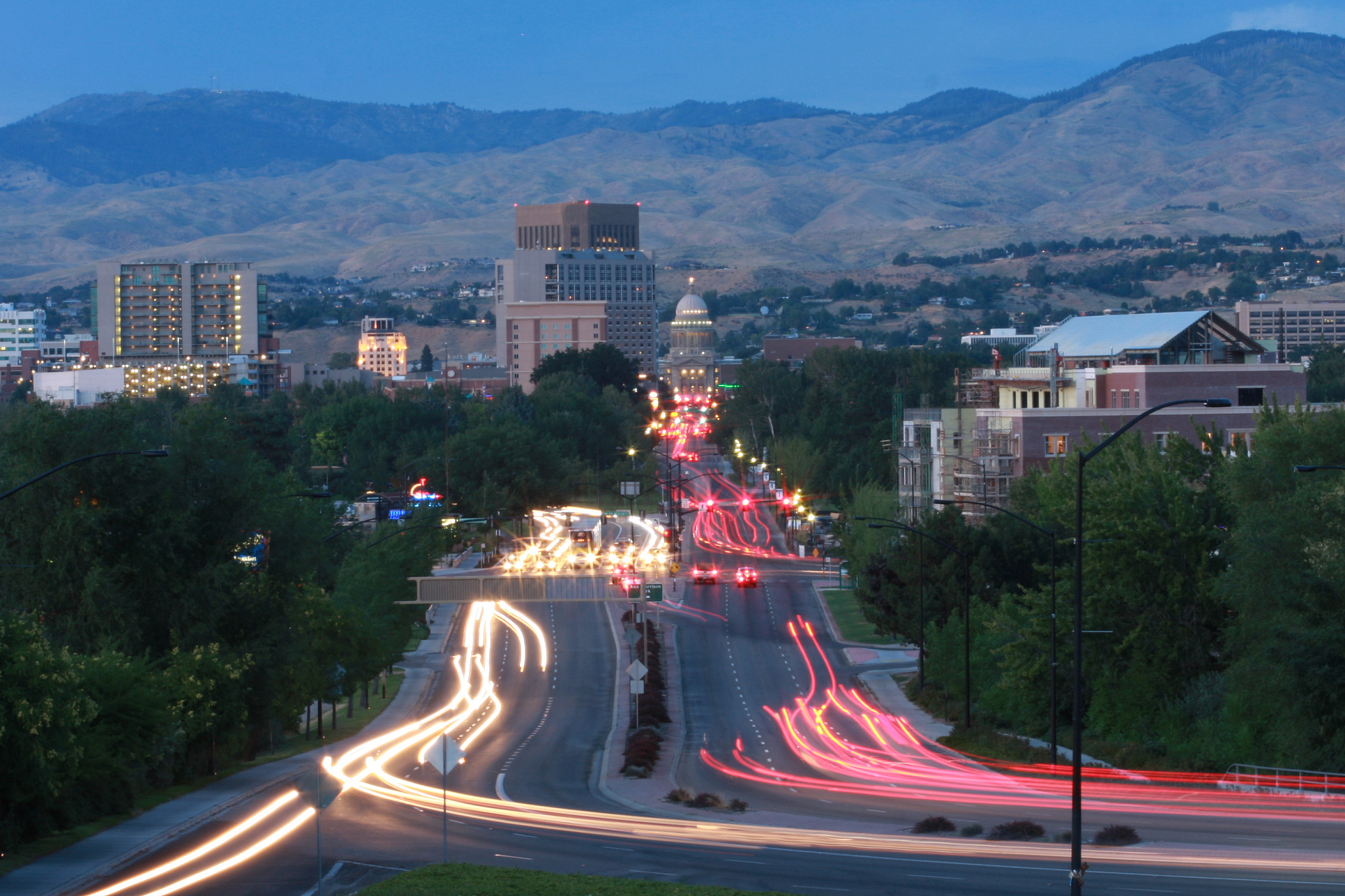 boise at night