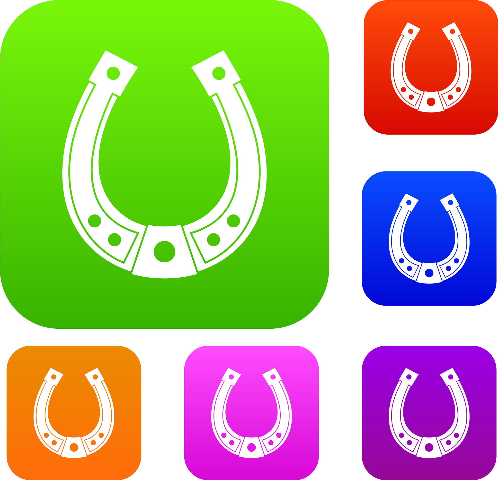 horseshoe set color collection