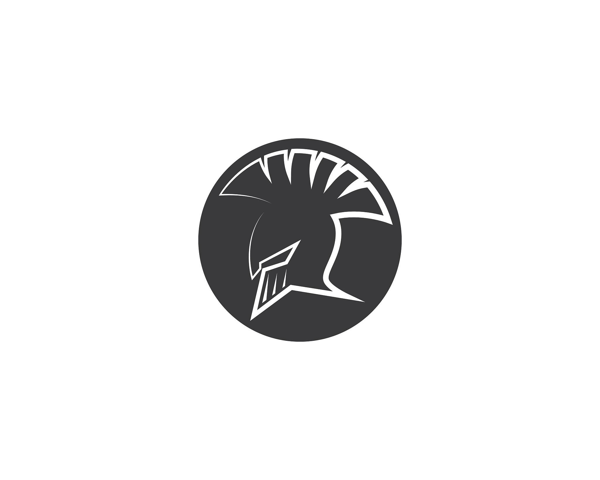 spartan helmet vector icon