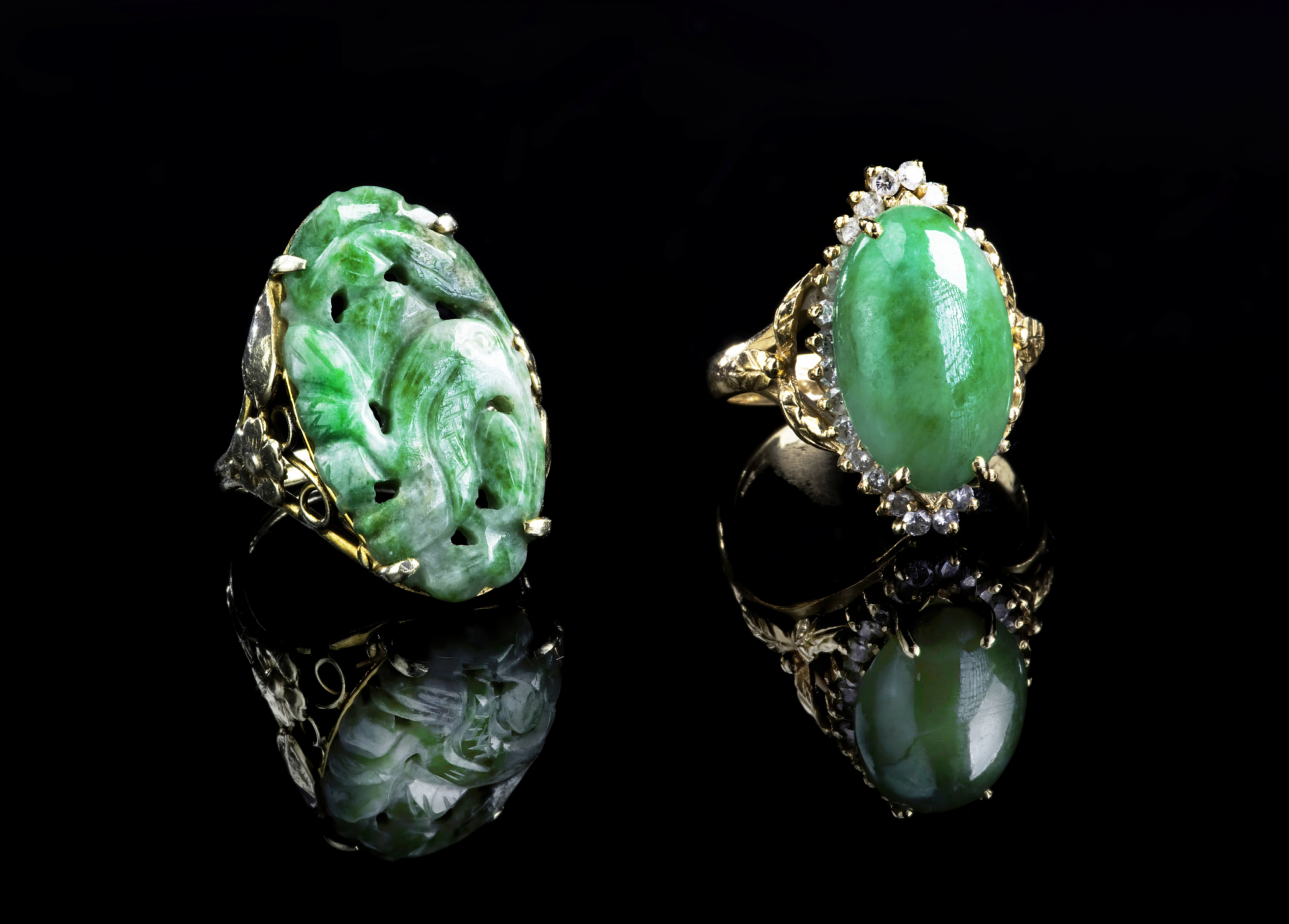 burmese jadeite rings.